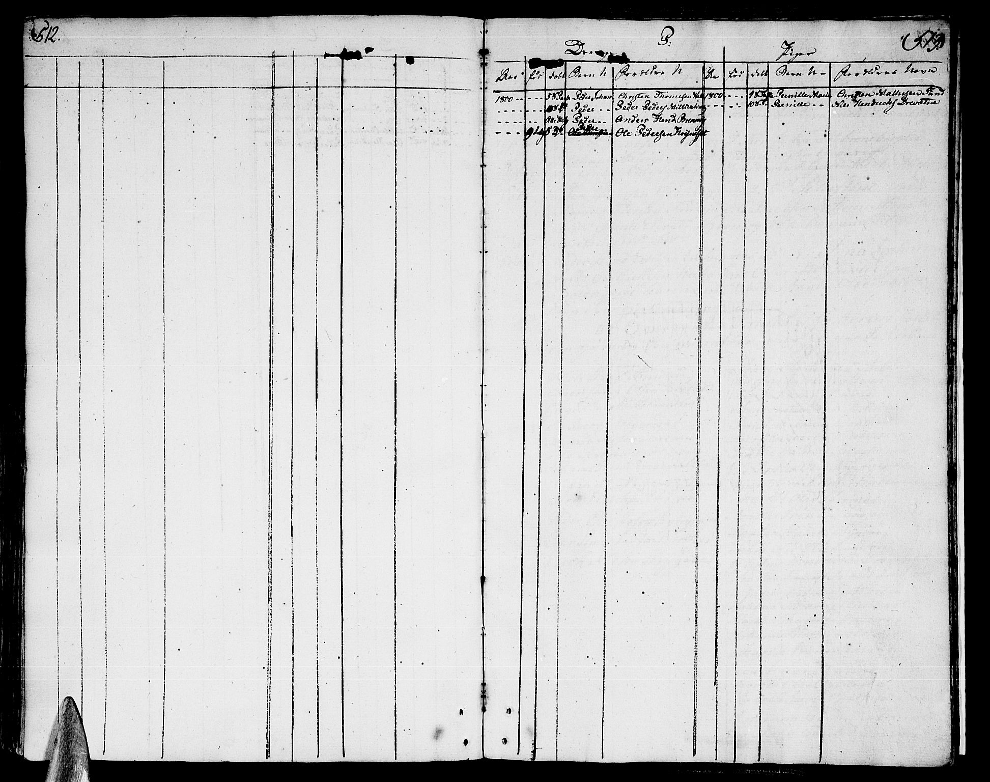 Ministerialprotokoller, klokkerbøker og fødselsregistre - Nordland, AV/SAT-A-1459/825/L0349: Parish register (official) no. 825A05 /1, 1789-1806, p. 512-513