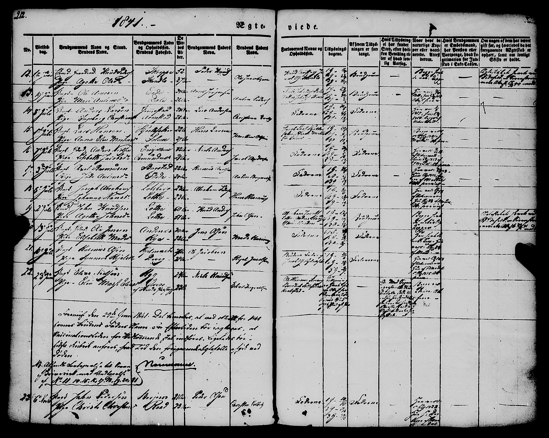 Gloppen sokneprestembete, AV/SAB-A-80101/H/Haa/Haaa/L0008: Parish register (official) no. A 8, 1837-1855, p. 212