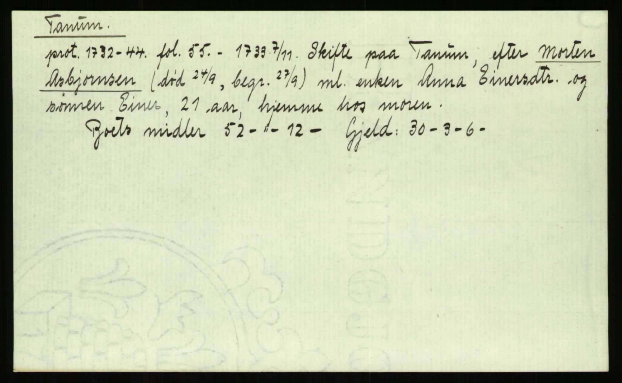 Strinda og Selbu sorenskriveri, AV/SAT-A-0015/3, 1700-1766, p. 1411