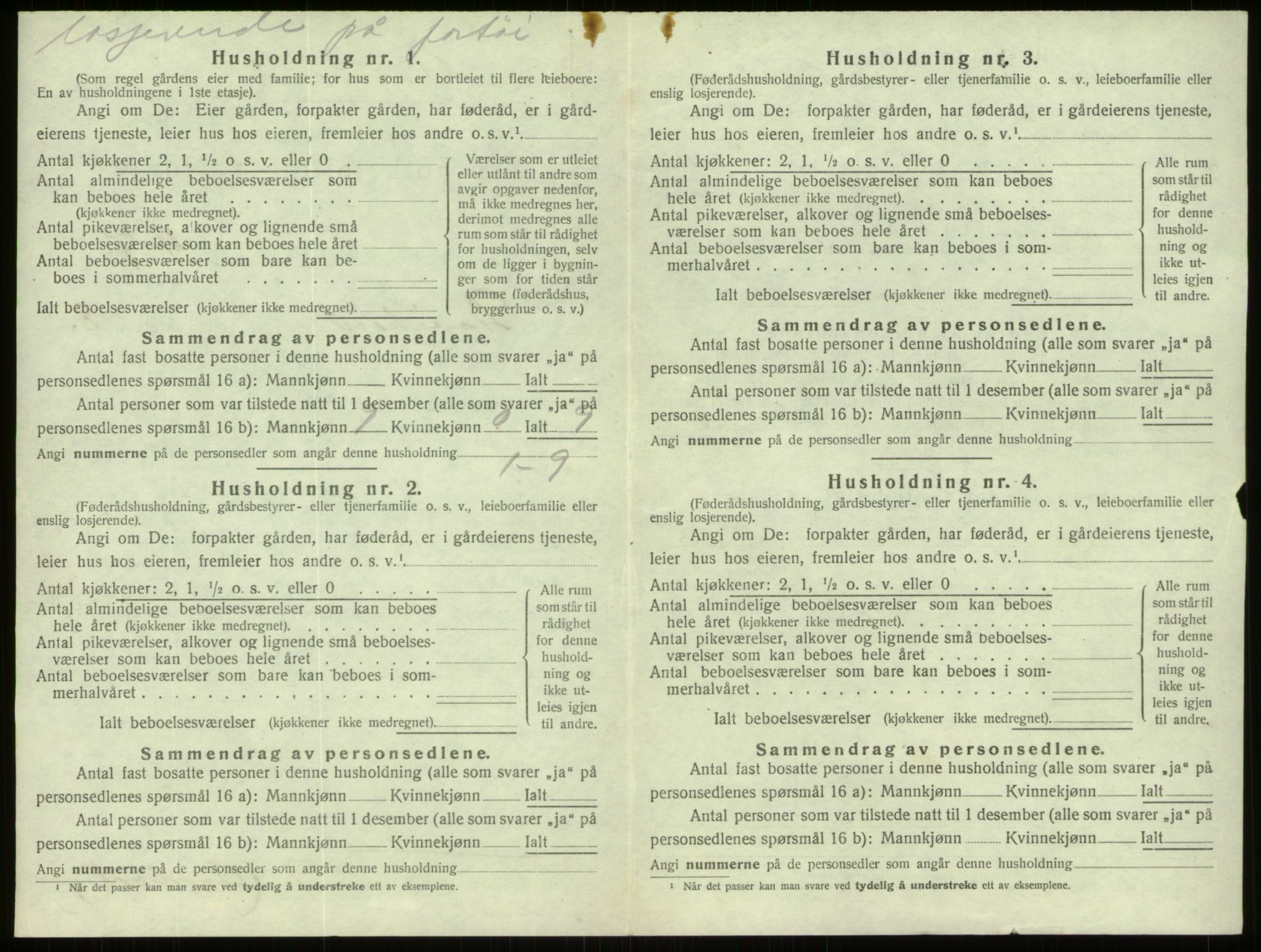 SAB, 1920 census for Davik, 1920, p. 644