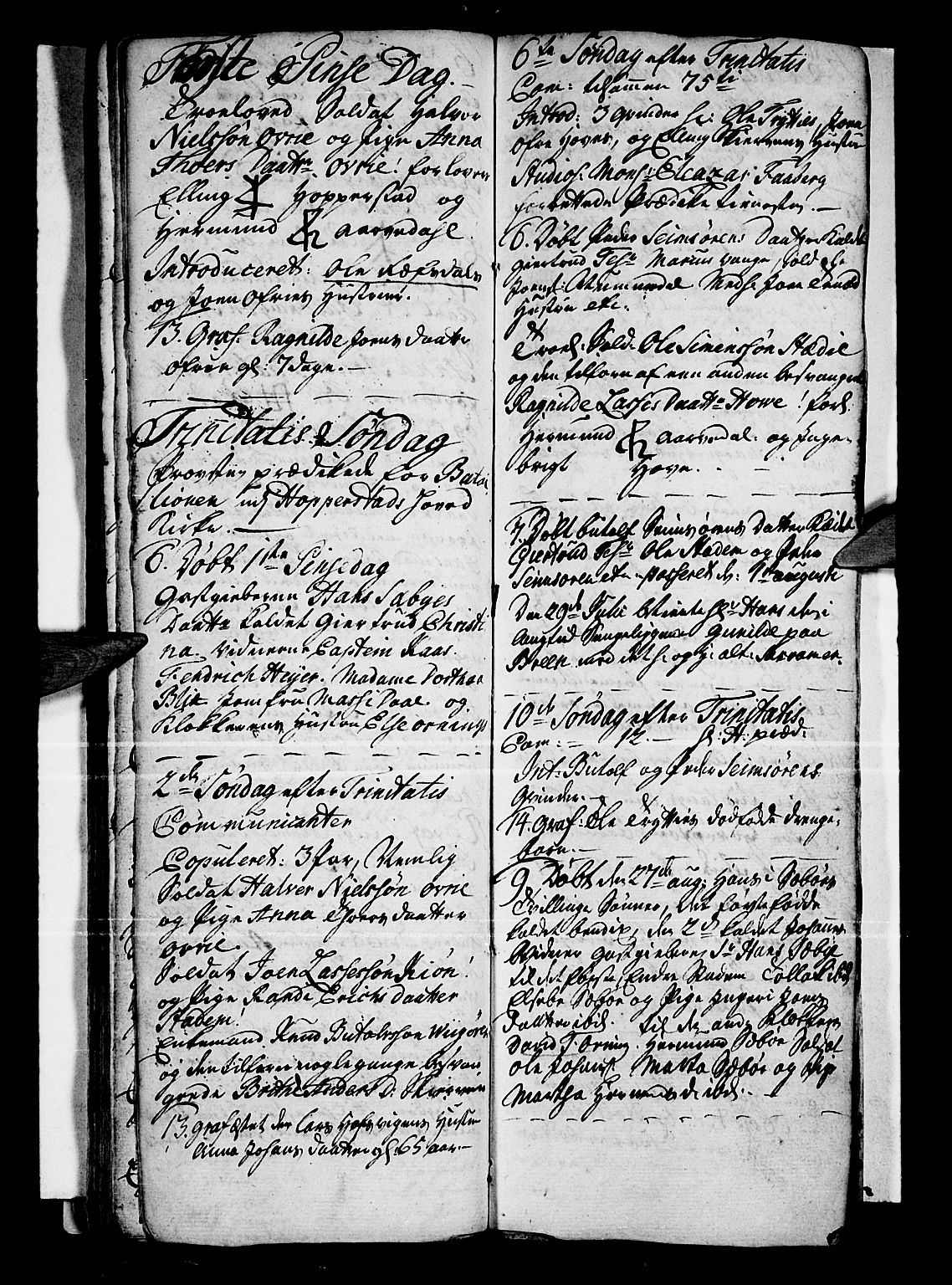 Vik sokneprestembete, AV/SAB-A-81501/H/Haa/Haaa/L0001: Parish register (official) no. A 1 / 1, 1727-1740