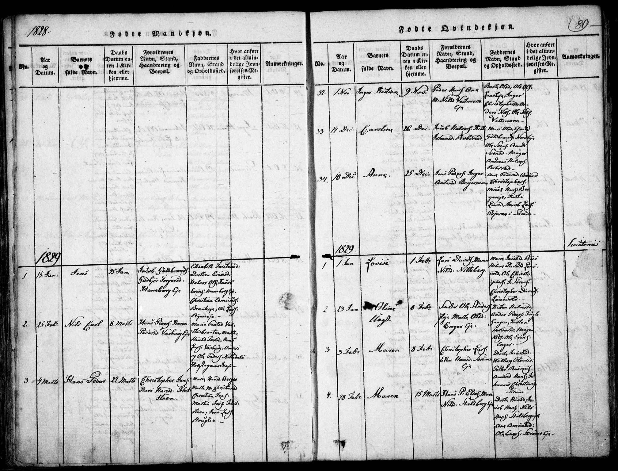 Skedsmo prestekontor Kirkebøker, SAO/A-10033a/F/Fa/L0008: Parish register (official) no. I 8, 1815-1829, p. 89