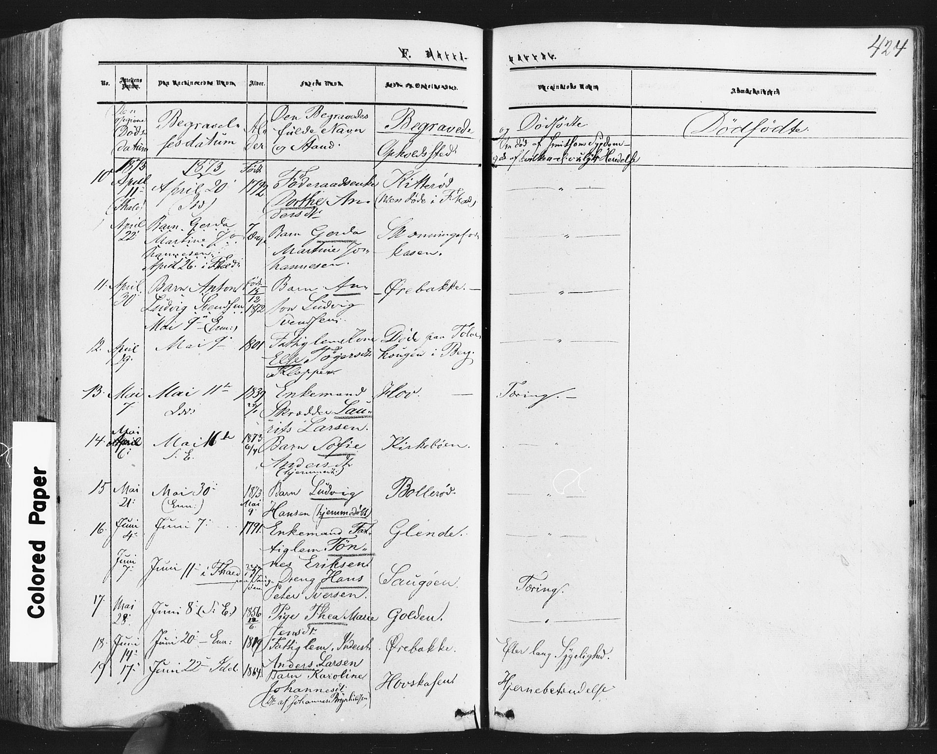 Idd prestekontor Kirkebøker, AV/SAO-A-10911/F/Fc/L0005: Parish register (official) no. III 5, 1861-1877, p. 424