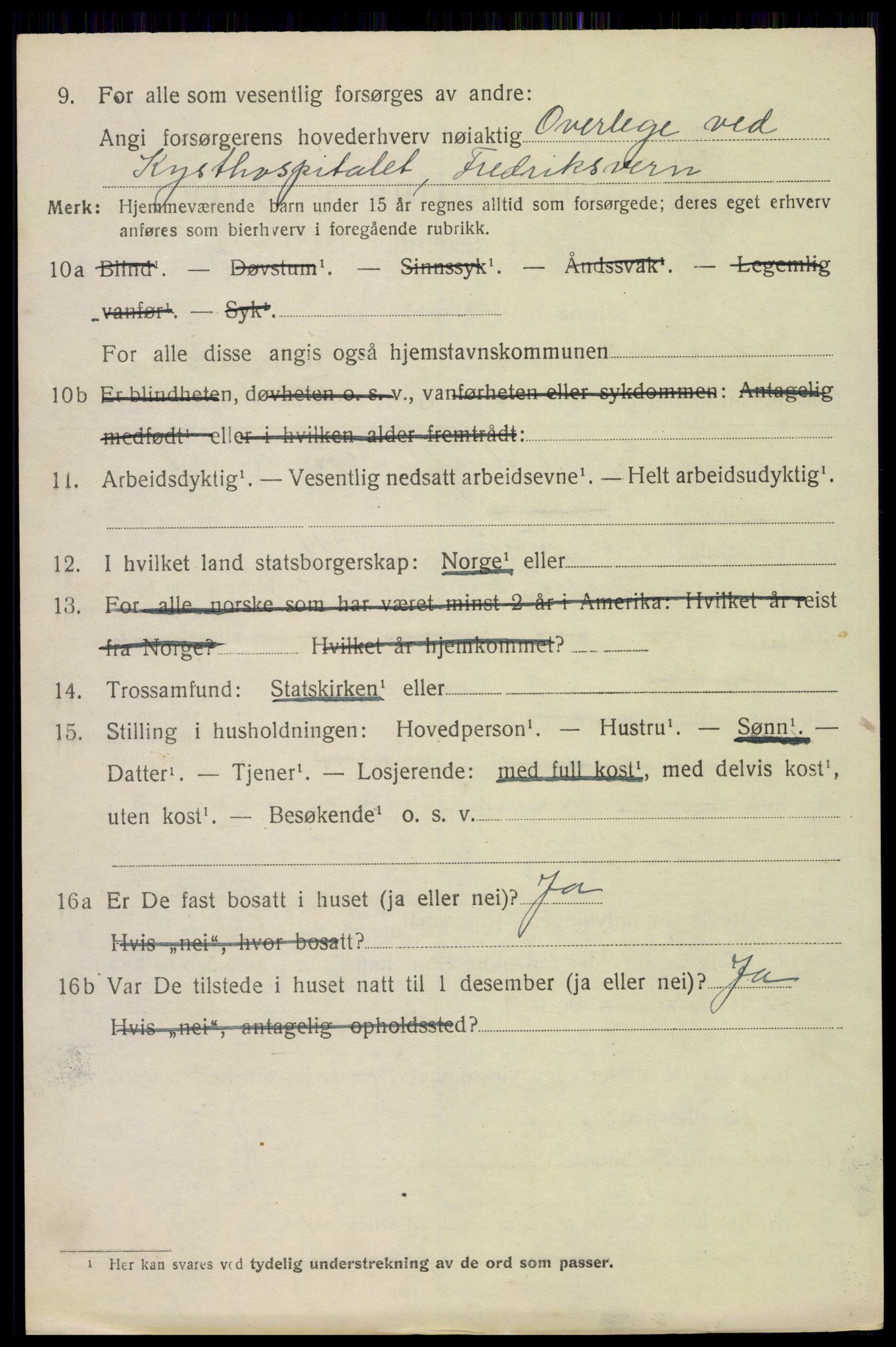 SAKO, 1920 census for Fredriksvern, 1920, p. 386