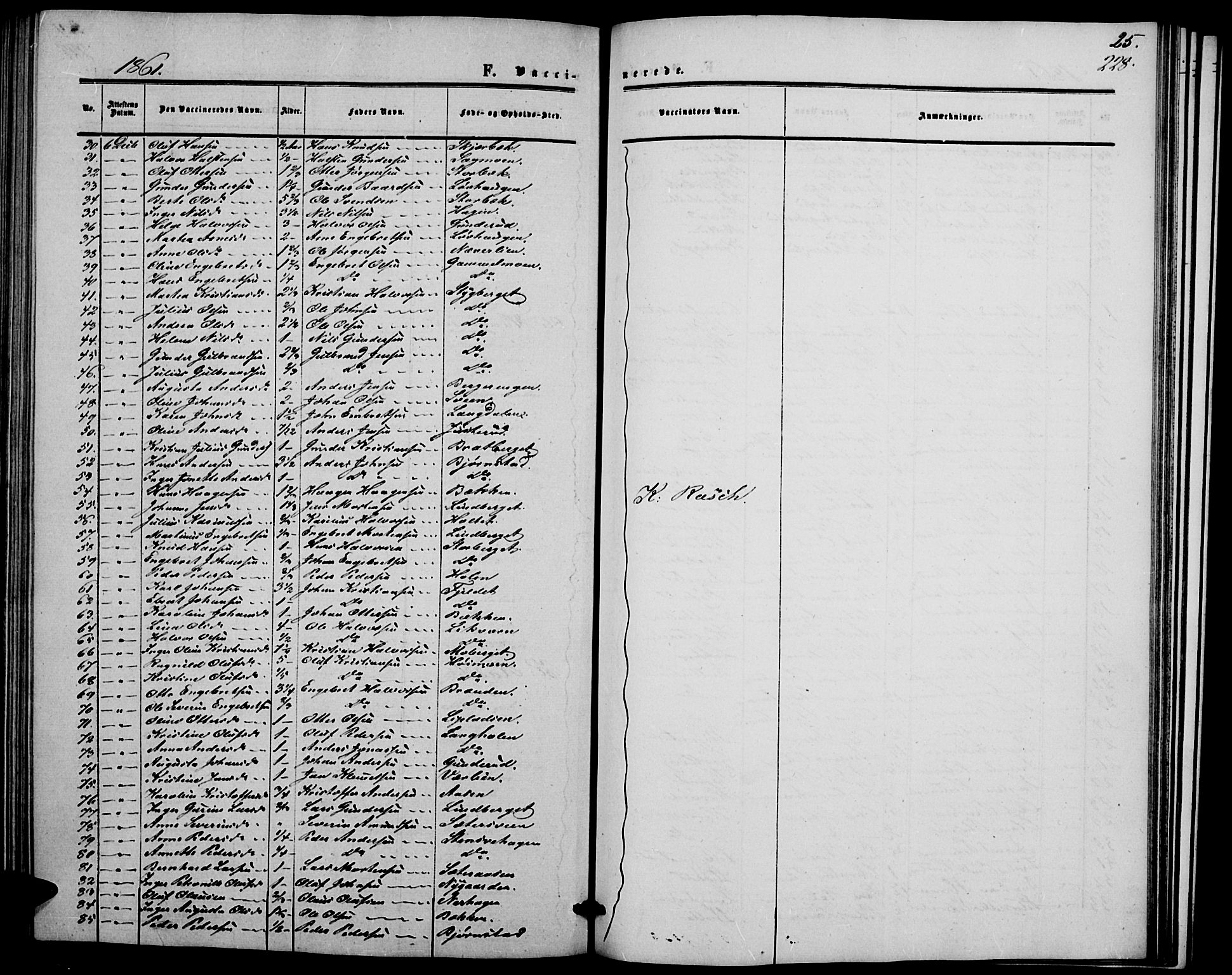 Elverum prestekontor, AV/SAH-PREST-044/H/Ha/Hab/L0003: Parish register (copy) no. 3, 1856-1865, p. 228