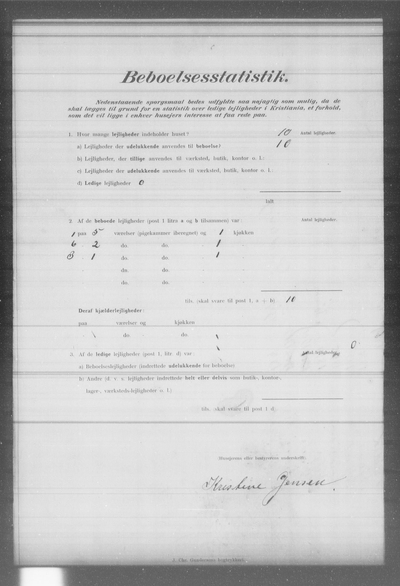 OBA, Municipal Census 1902 for Kristiania, 1902, p. 6102