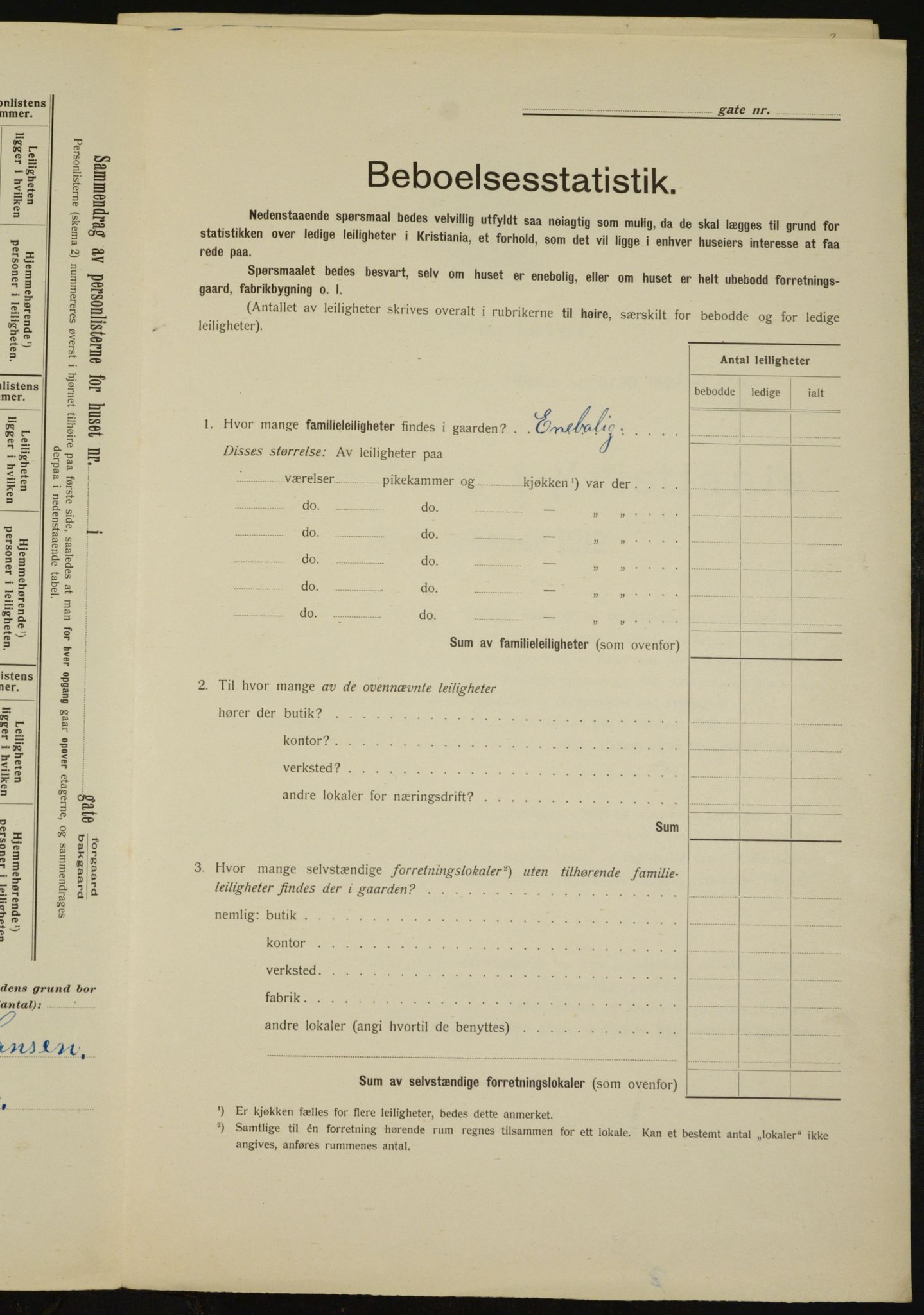 OBA, Municipal Census 1912 for Kristiania, 1912, p. 28325