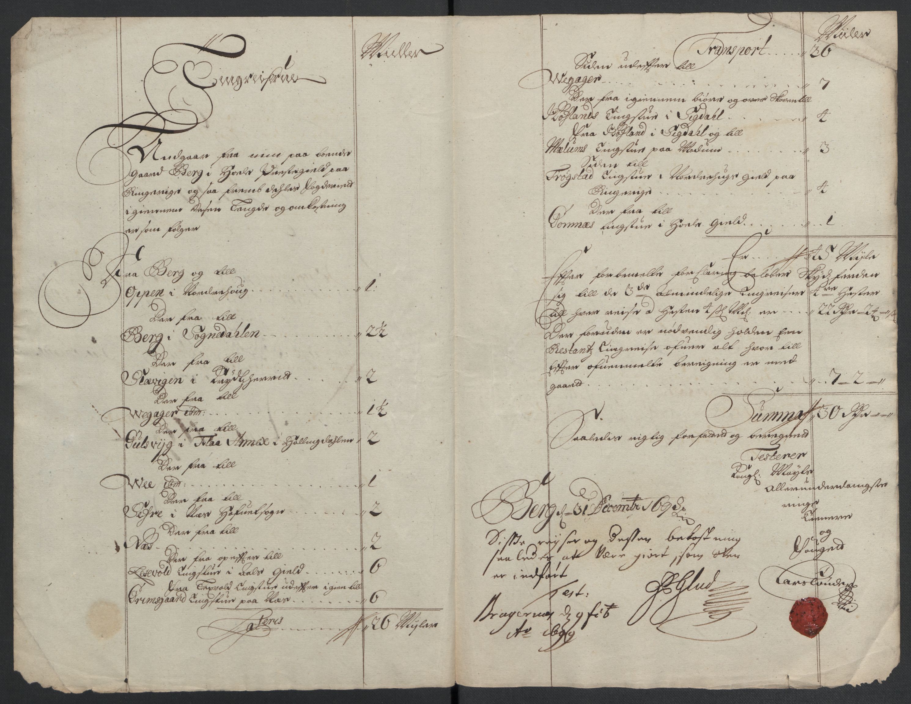 Rentekammeret inntil 1814, Reviderte regnskaper, Fogderegnskap, AV/RA-EA-4092/R22/L1455: Fogderegnskap Ringerike, Hallingdal og Buskerud, 1698, p. 309