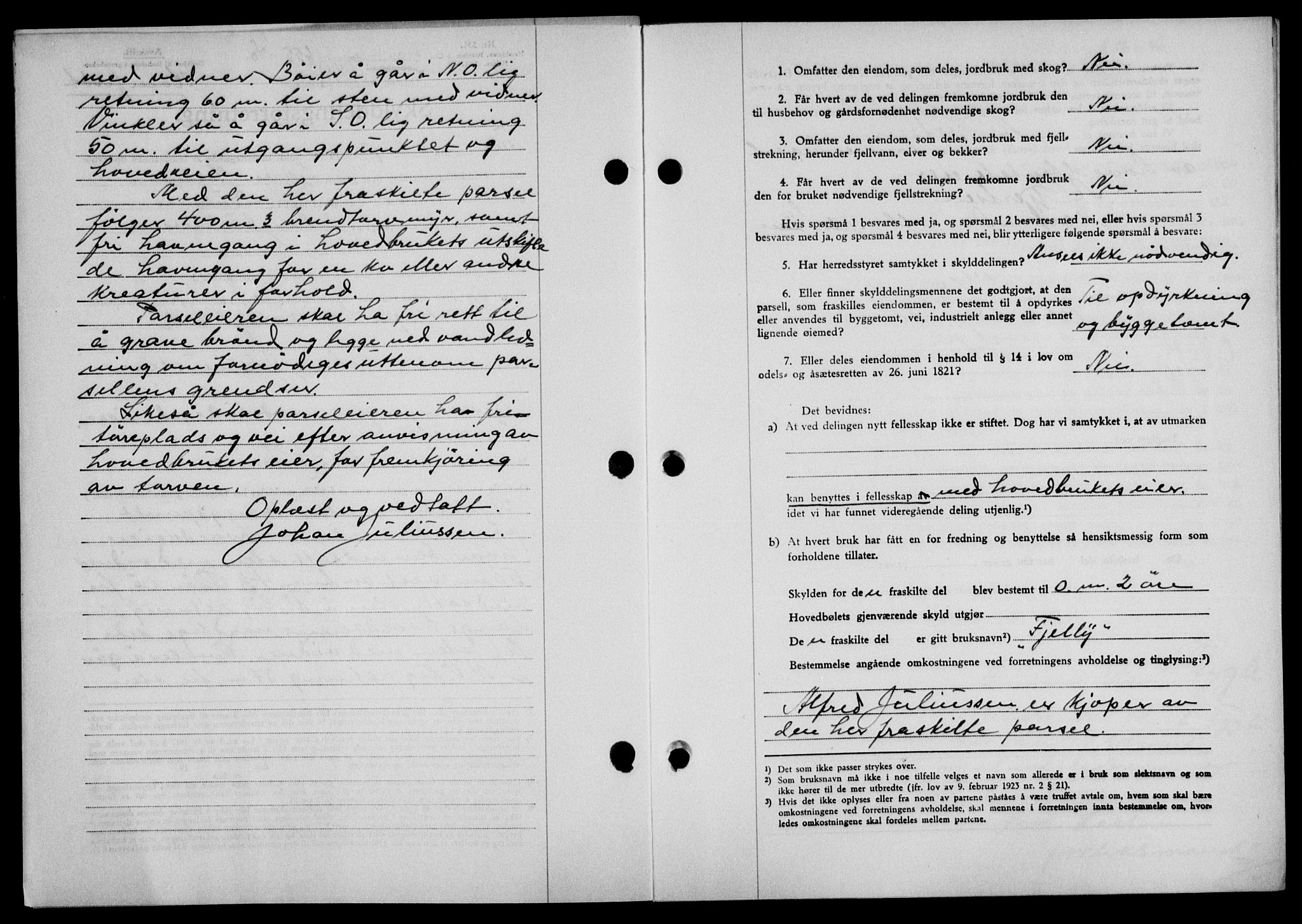 Lofoten sorenskriveri, SAT/A-0017/1/2/2C/L0007a: Mortgage book no. 7a, 1939-1940, Diary no: : 655/1940