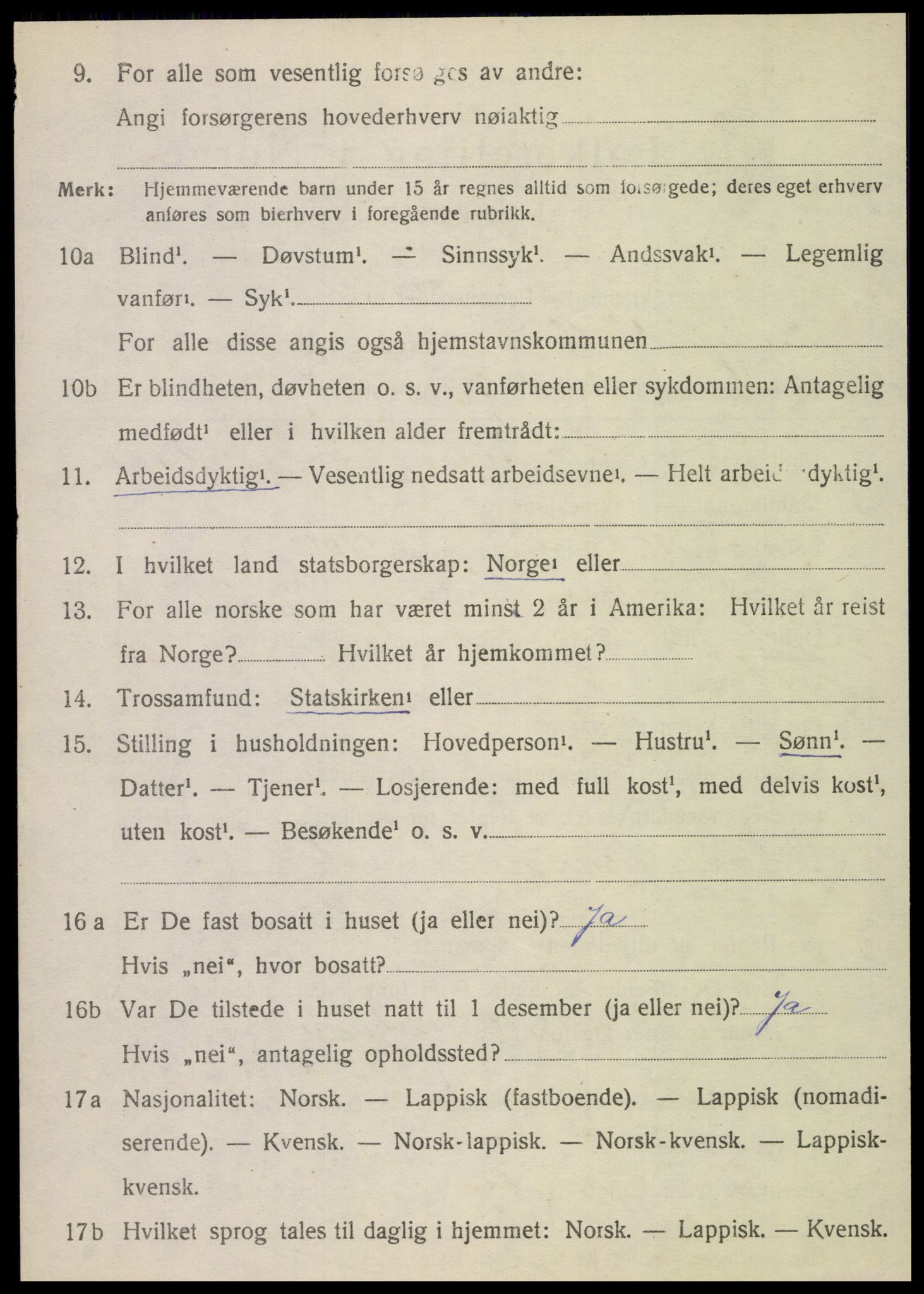 SAT, 1920 census for Herøy, 1920, p. 3437