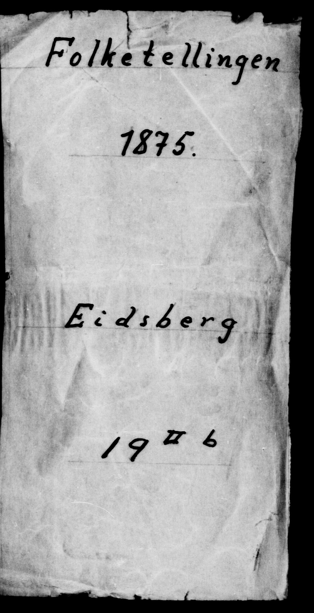 RA, 1875 census for 0125P Eidsberg, 1875, p. 1622