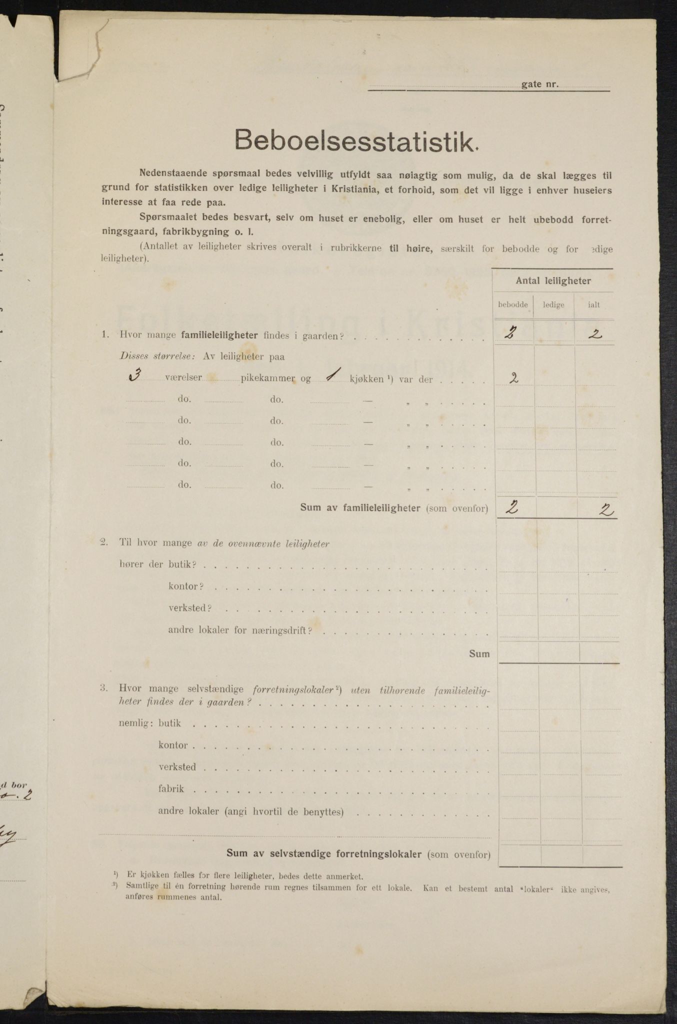 OBA, Municipal Census 1914 for Kristiania, 1914, p. 62768