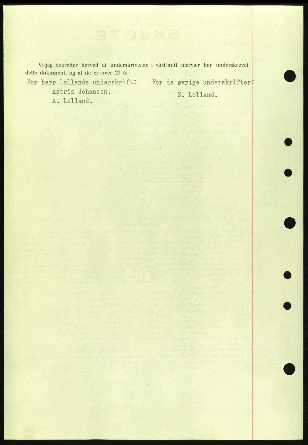 Moss sorenskriveri, SAO/A-10168: Mortgage book no. A9, 1941-1942, Diary no: : 281/1942