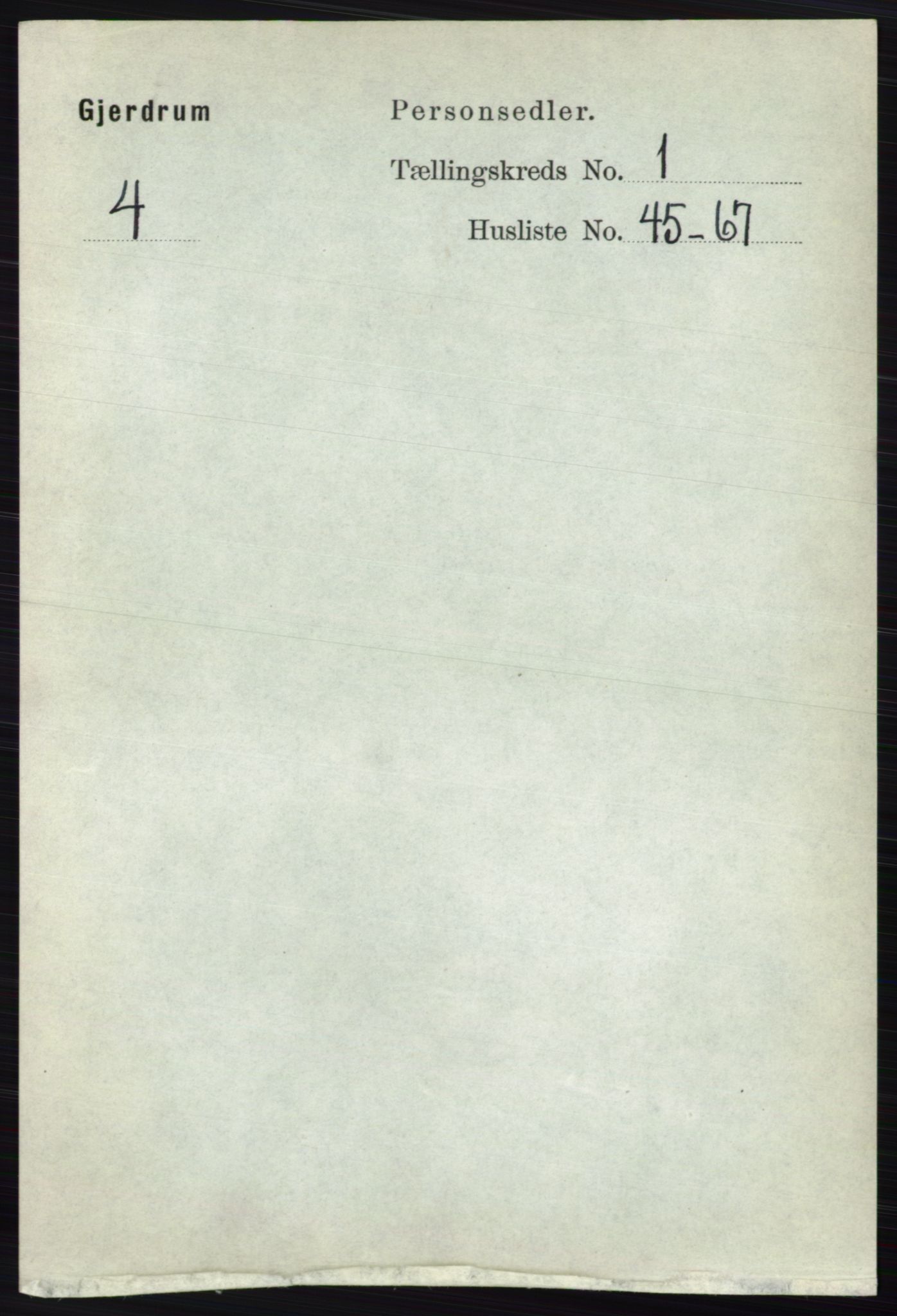 RA, 1891 census for 0234 Gjerdrum, 1891, p. 360