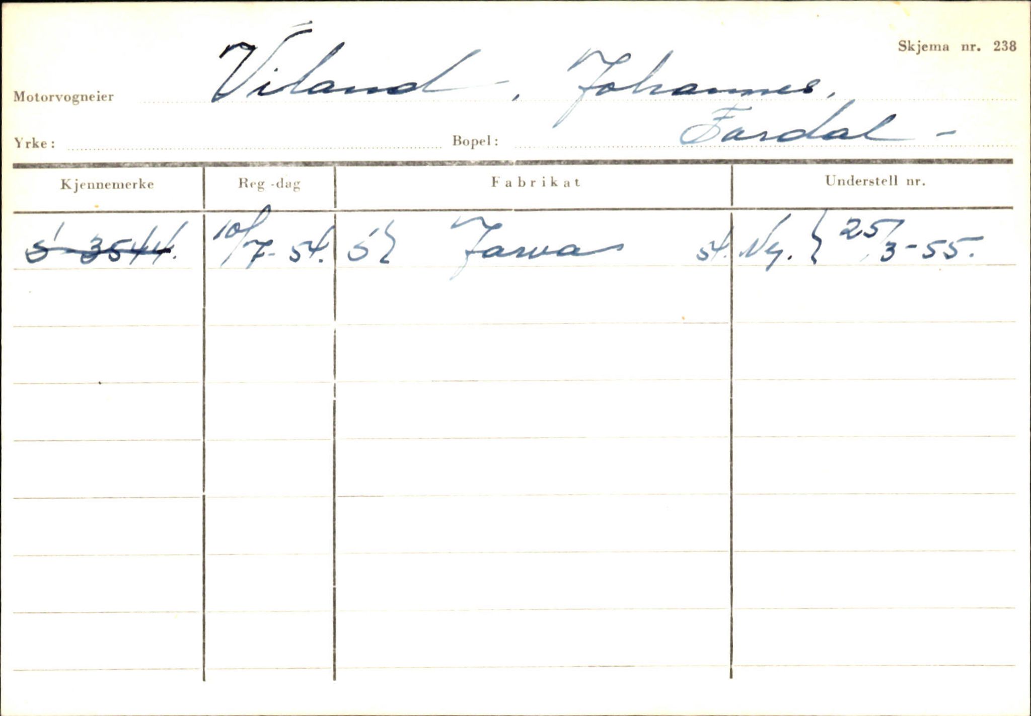 Statens vegvesen, Sogn og Fjordane vegkontor, SAB/A-5301/4/F/L0125: Eigarregister Sogndal V-Å. Aurland A-Å. Fjaler A-N, 1945-1975, p. 110