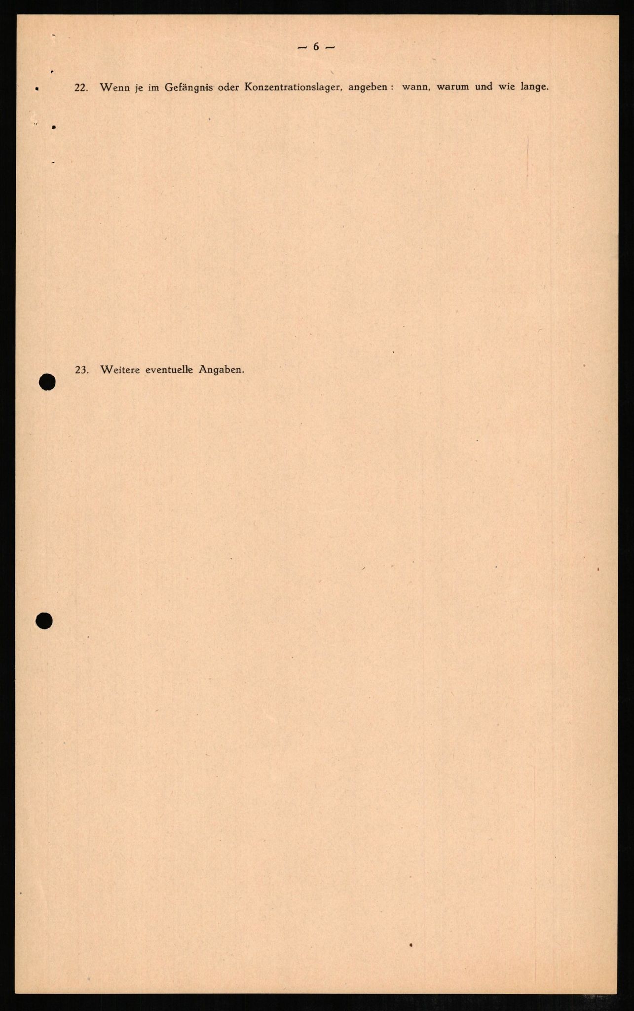 Forsvaret, Forsvarets overkommando II, RA/RAFA-3915/D/Db/L0007: CI Questionaires. Tyske okkupasjonsstyrker i Norge. Tyskere., 1945-1946, p. 373