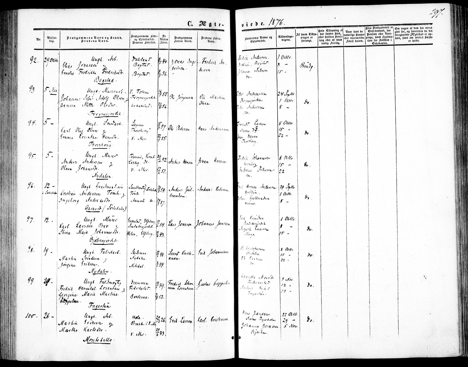 Vestre Aker prestekontor Kirkebøker, AV/SAO-A-10025/F/Fa/L0002: Parish register (official) no. 2, 1855-1877, p. 297