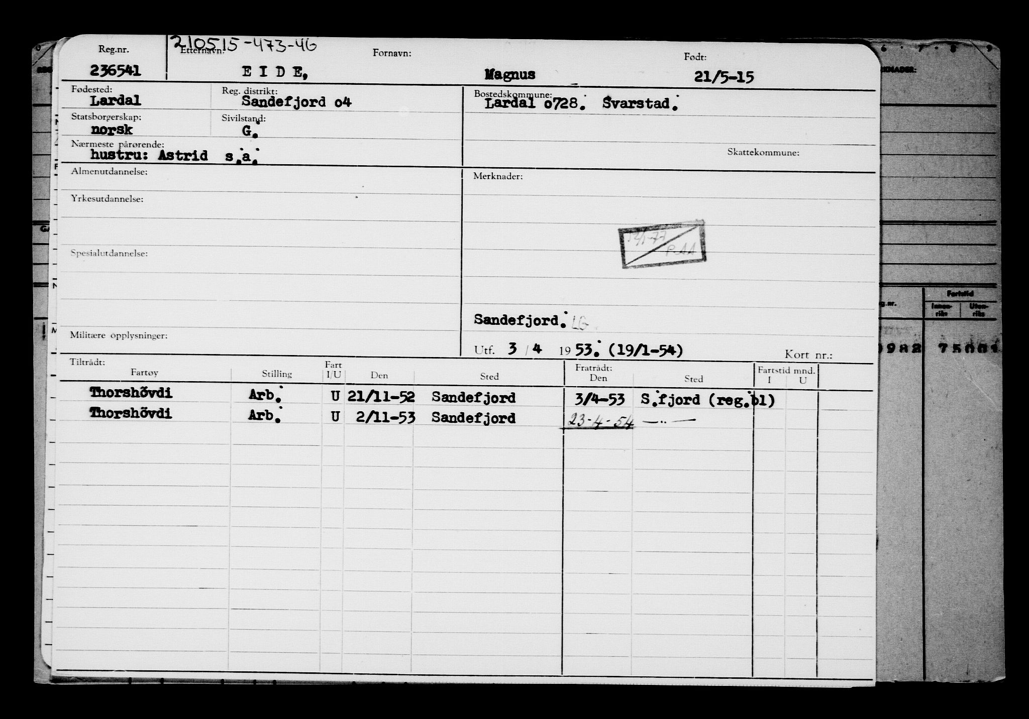 Direktoratet for sjømenn, AV/RA-S-3545/G/Gb/L0130: Hovedkort, 1915, p. 29