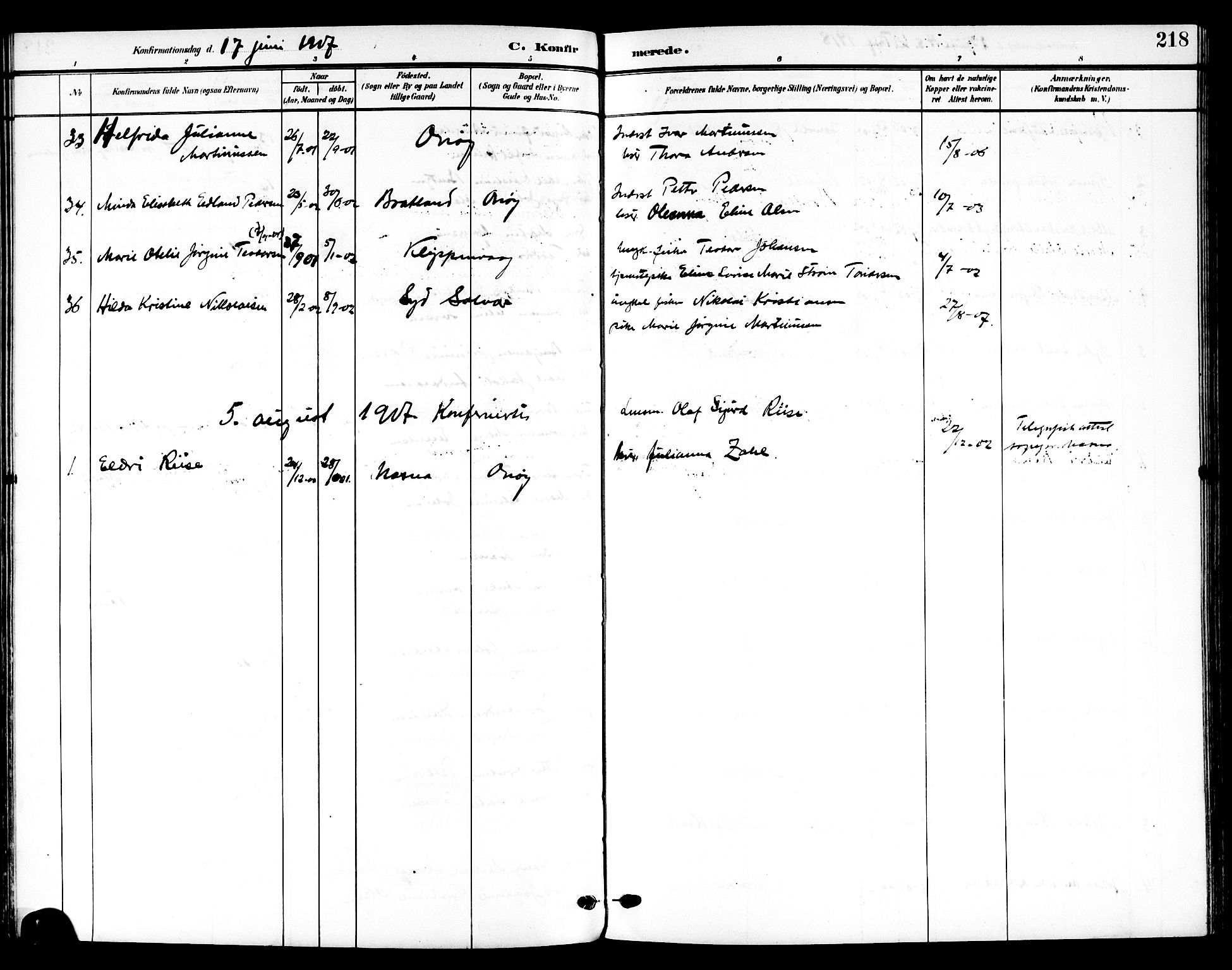 Ministerialprotokoller, klokkerbøker og fødselsregistre - Nordland, SAT/A-1459/839/L0569: Parish register (official) no. 839A06, 1903-1922, p. 218