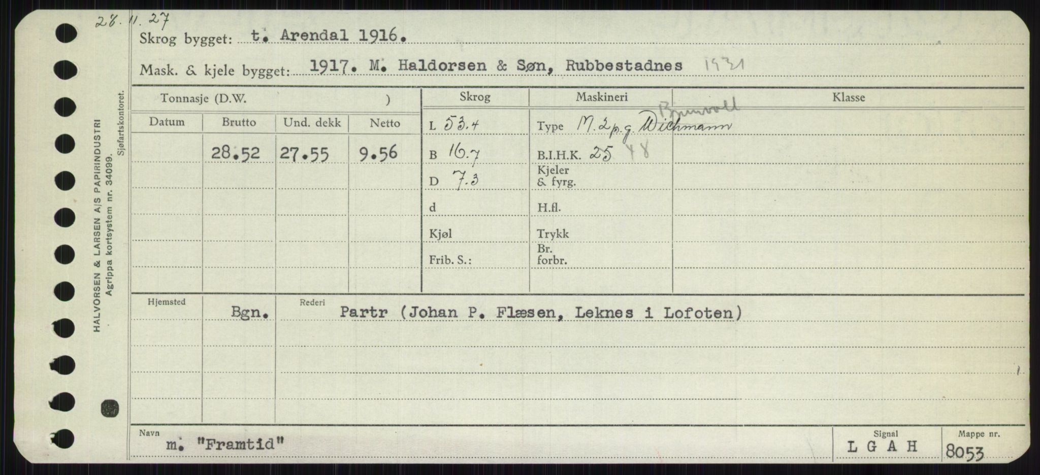 Sjøfartsdirektoratet med forløpere, Skipsmålingen, AV/RA-S-1627/H/Ha/L0002/0001: Fartøy, Eik-Hill / Fartøy, Eik-F, p. 731