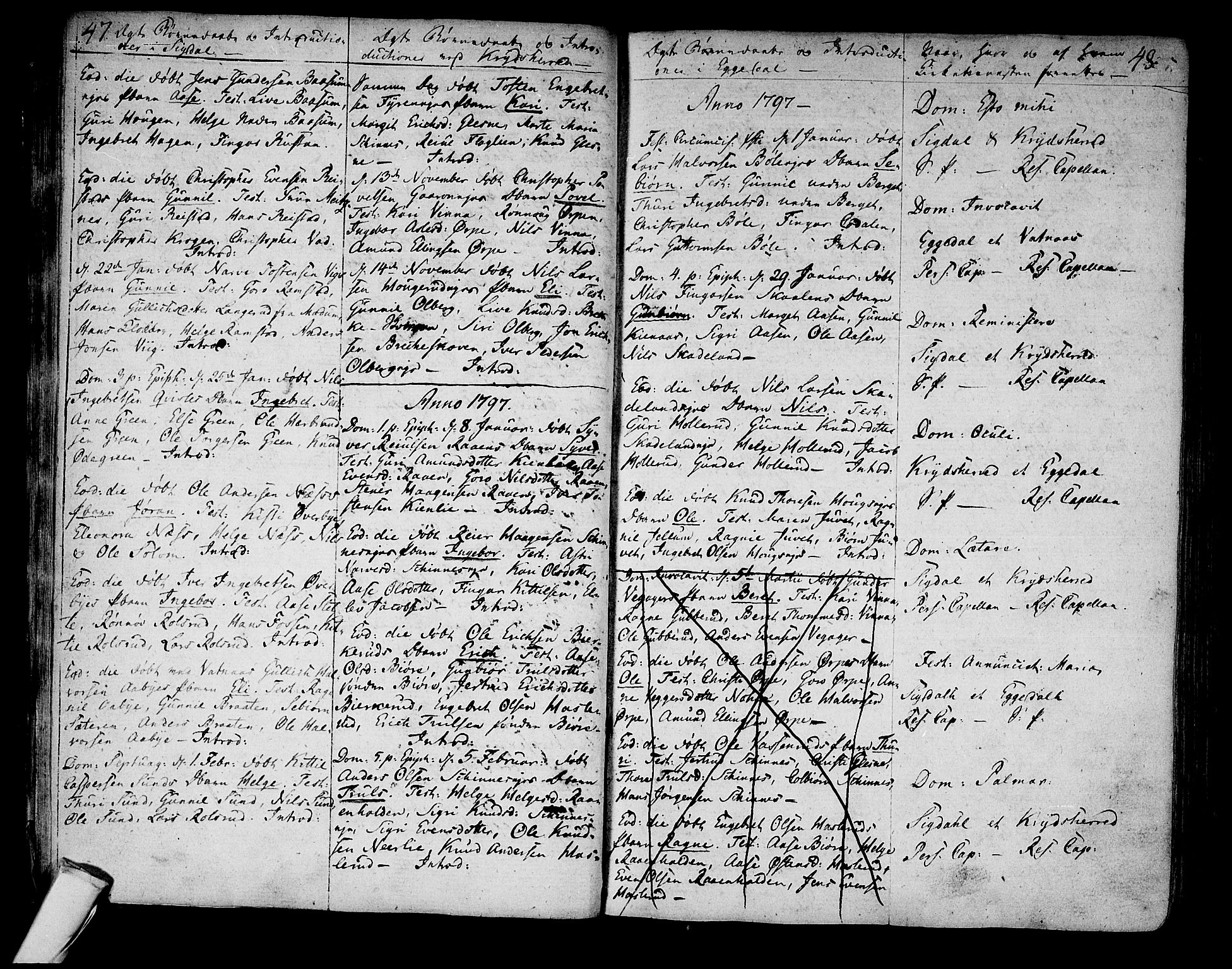Sigdal kirkebøker, SAKO/A-245/F/Fa/L0003: Parish register (official) no. I 3, 1793-1811, p. 47-48