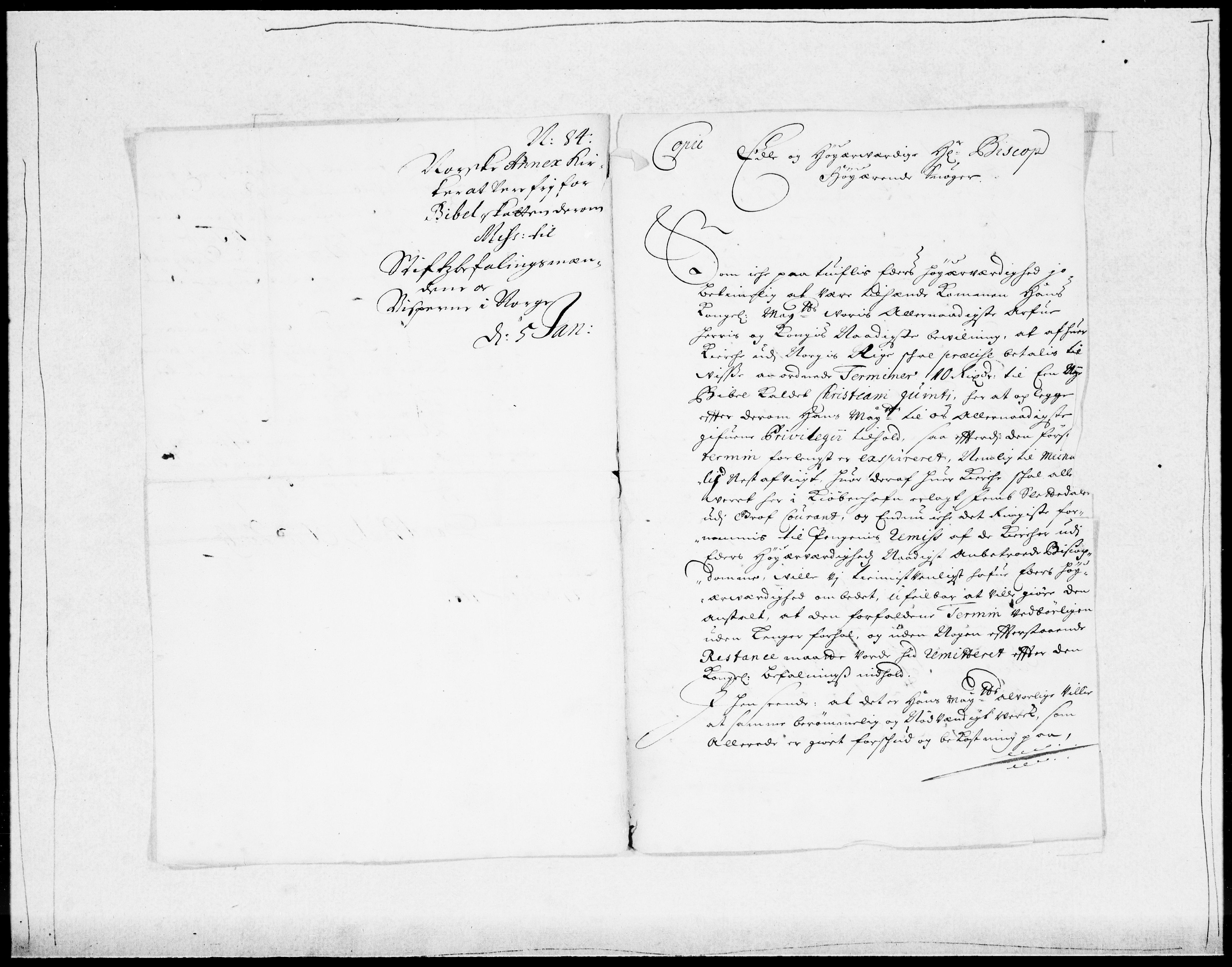 Danske Kanselli 1572-1799, AV/RA-EA-3023/F/Fc/Fcc/Fcca/L0036: Norske innlegg 1572-1799, 1683-1684, p. 452