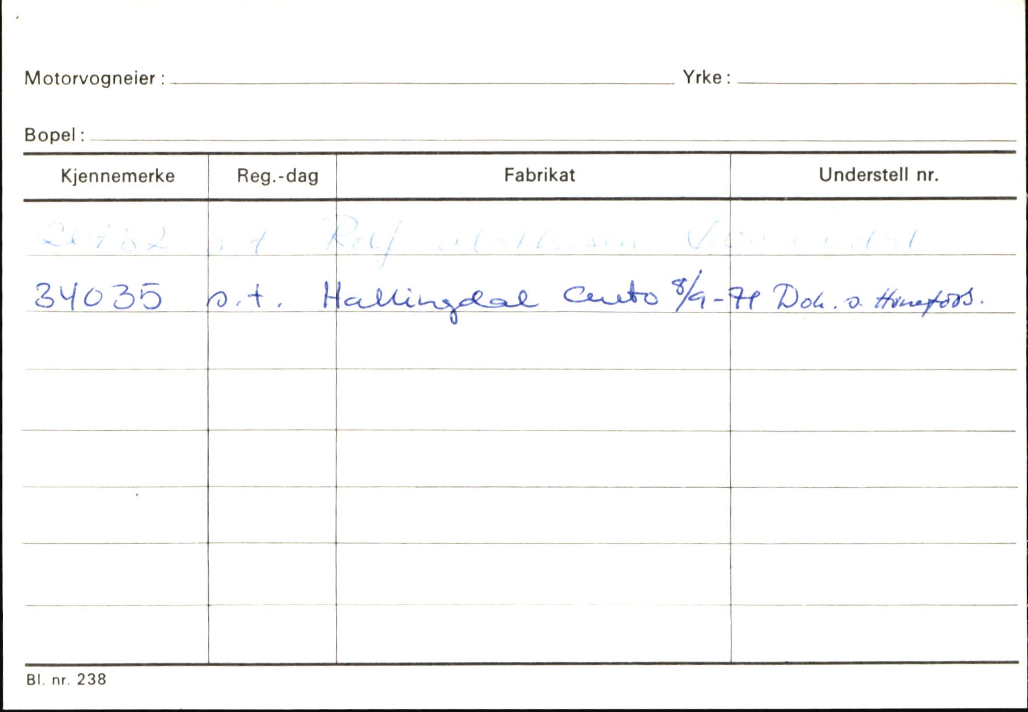 Statens vegvesen, Sogn og Fjordane vegkontor, AV/SAB-A-5301/4/F/L0145: Registerkort Vågsøy S-Å. Årdal I-P, 1945-1975, p. 2226