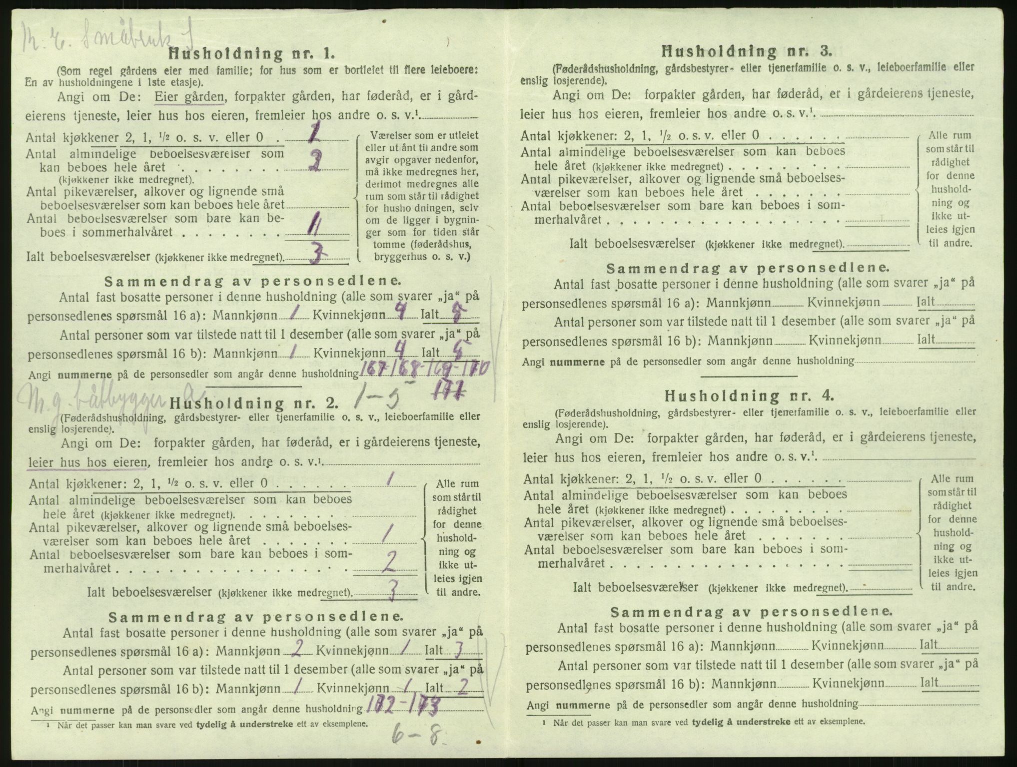 SAK, 1920 census for Søndeled, 1920, p. 804