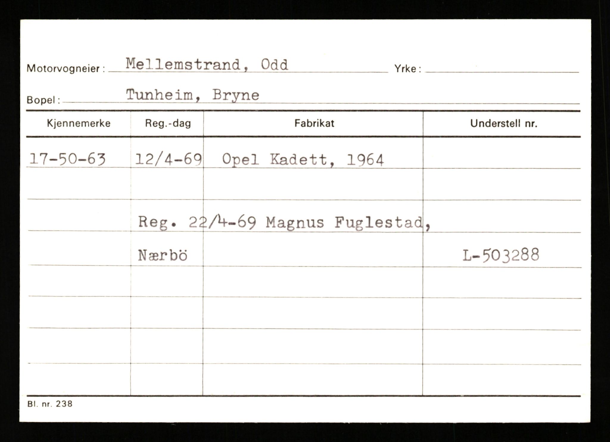 Stavanger trafikkstasjon, AV/SAST-A-101942/0/G/L0010: Registreringsnummer: 130000 - 239953, 1930-1971, p. 1545