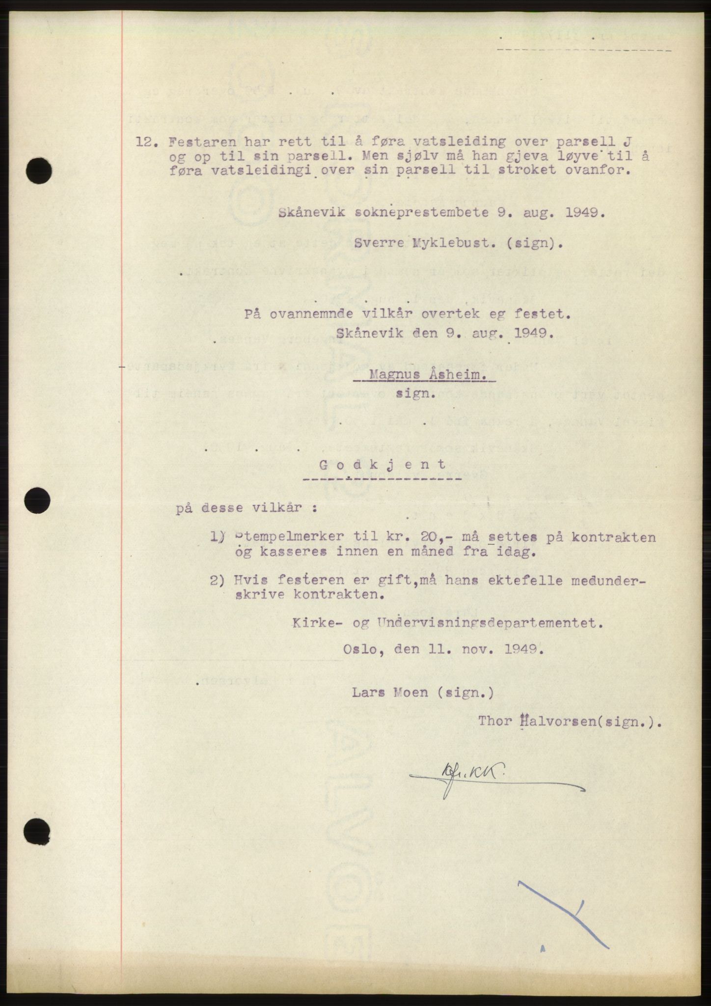 Sunnhordland sorenskrivar, AV/SAB-A-2401: Mortgage book no. B75-79, 1948-1950, Diary no: : 3336/1949