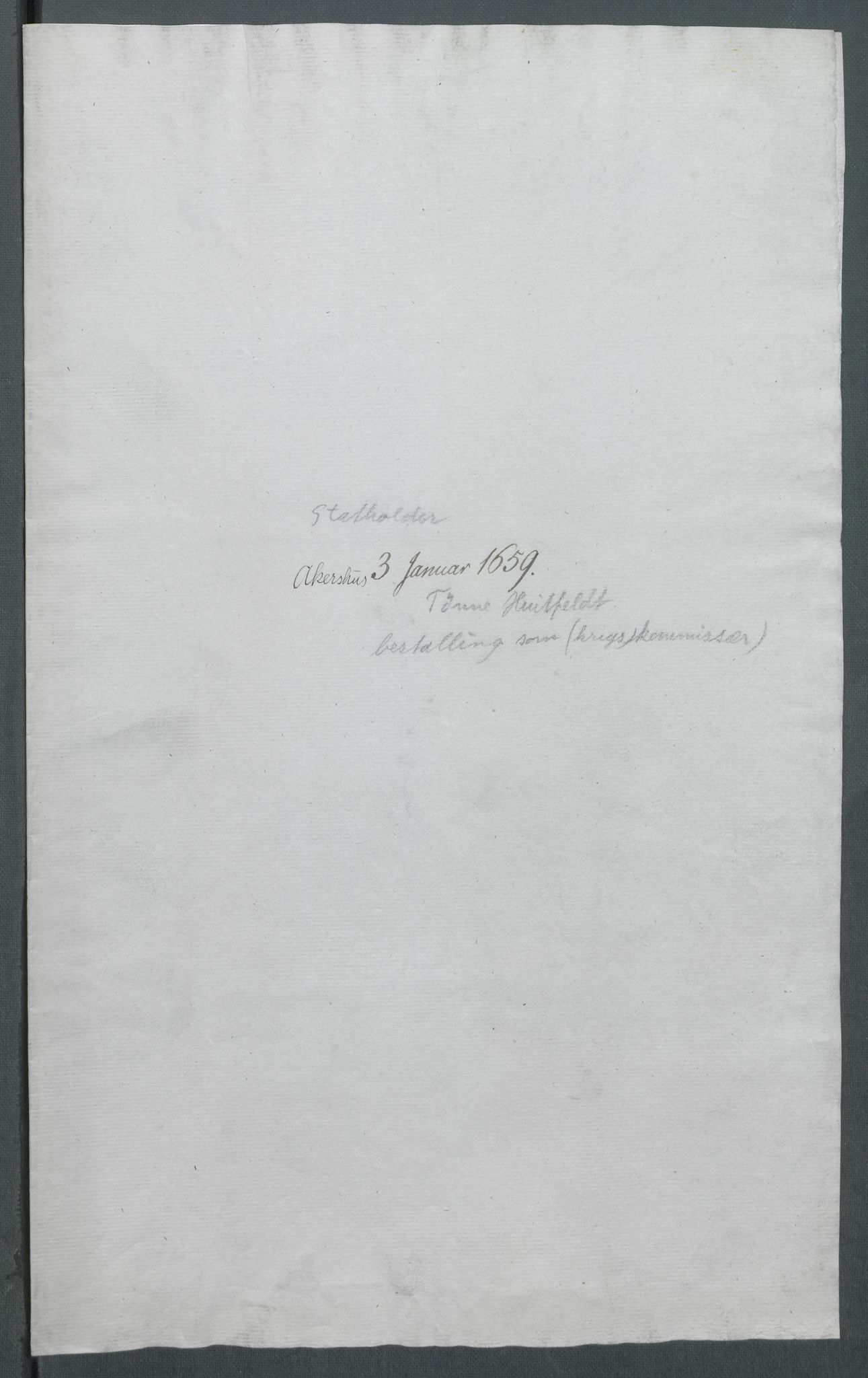 Riksarkivets diplomsamling, AV/RA-EA-5965/F02/L0168: Dokumenter, 1658-1660, p. 65