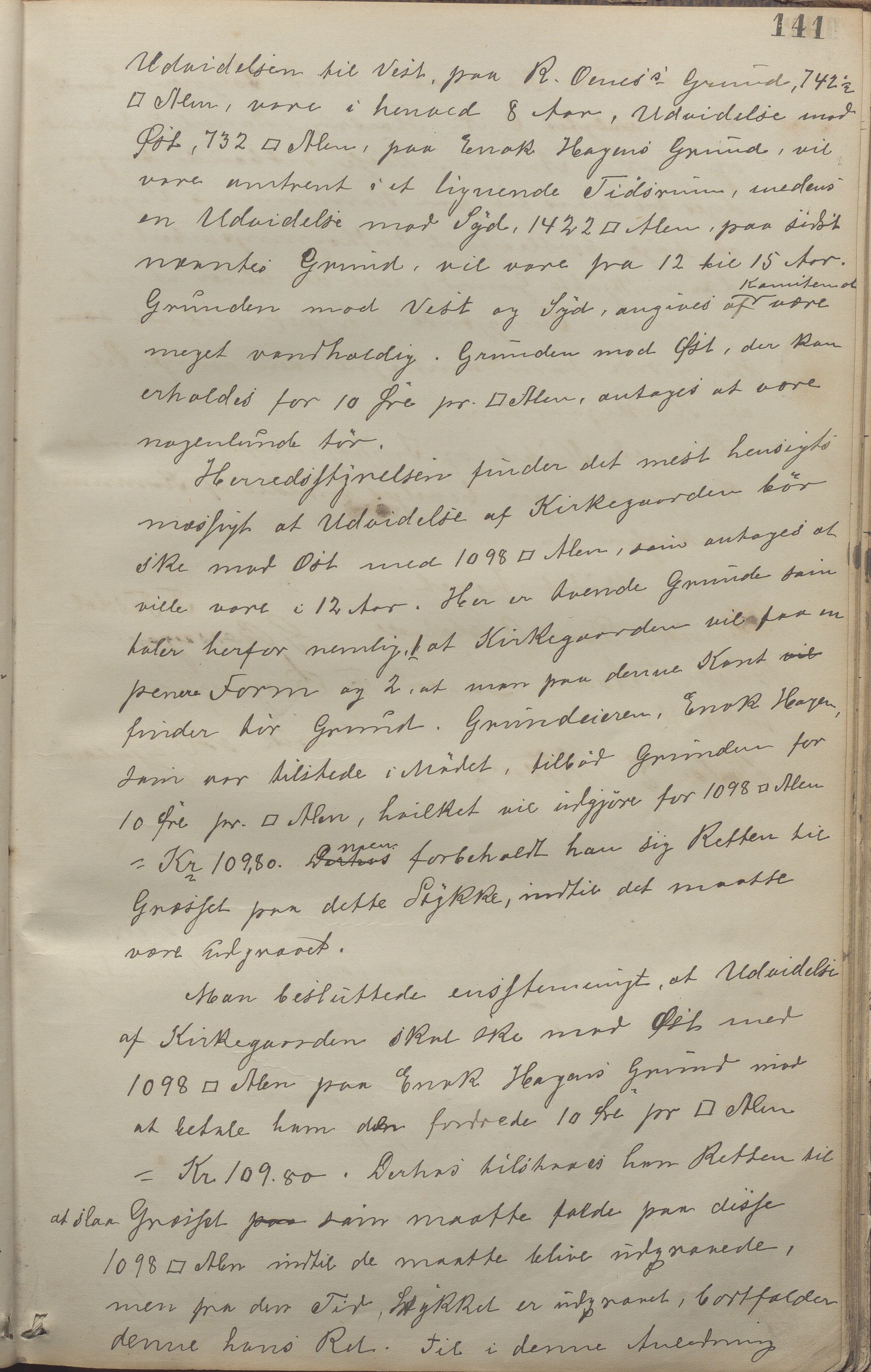 Høle kommune - Formannskapet, IKAR/K-100021/Aa/L0003: Møtebok, 1877-1889, p. 141