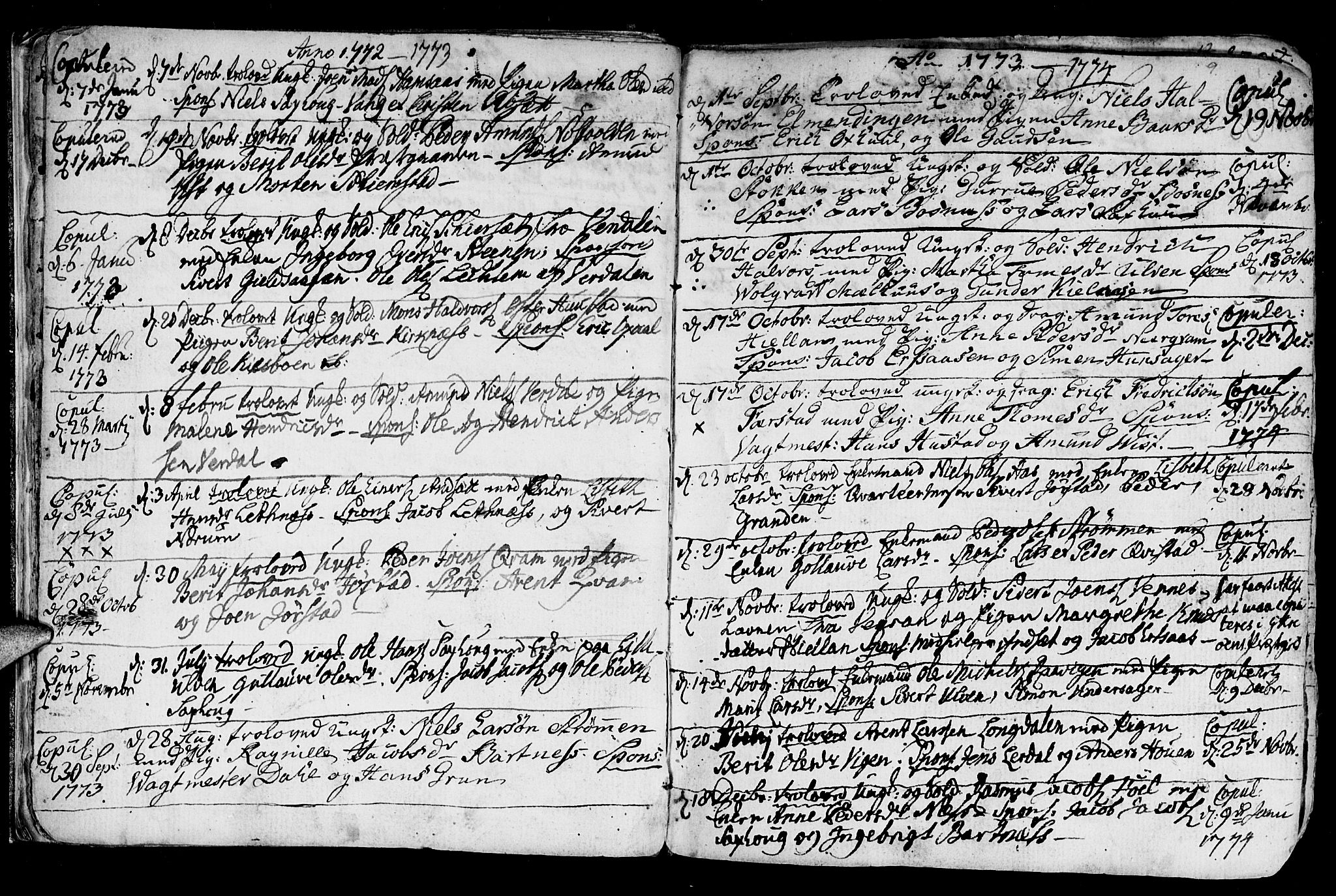 Ministerialprotokoller, klokkerbøker og fødselsregistre - Nord-Trøndelag, SAT/A-1458/730/L0273: Parish register (official) no. 730A02, 1762-1802, p. 9