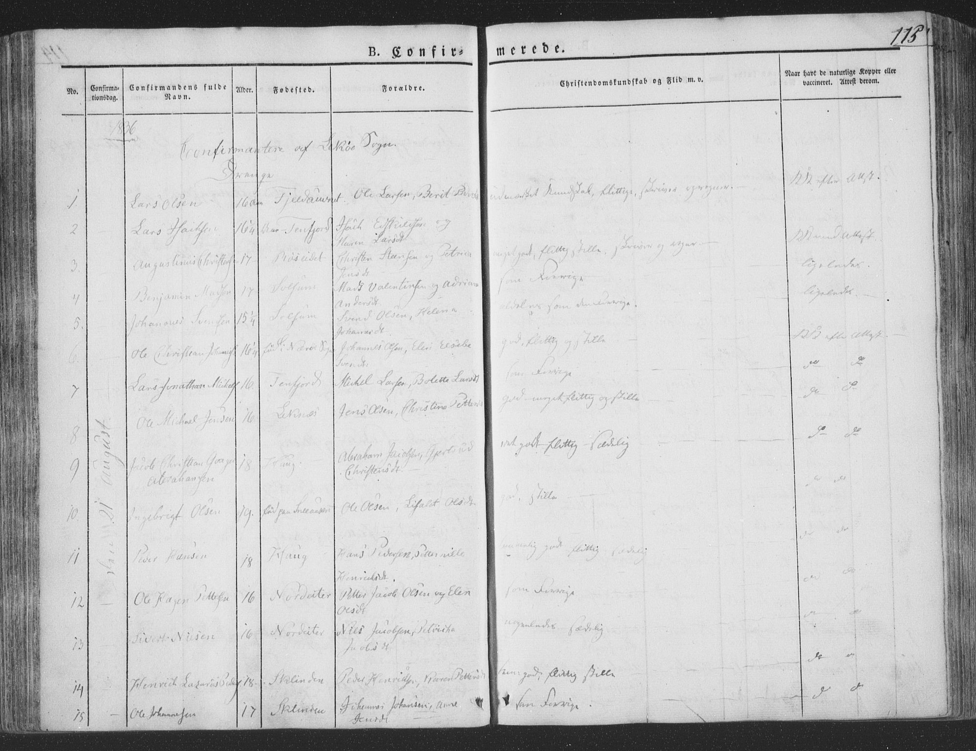 Ministerialprotokoller, klokkerbøker og fødselsregistre - Nord-Trøndelag, SAT/A-1458/780/L0639: Parish register (official) no. 780A04, 1830-1844, p. 115