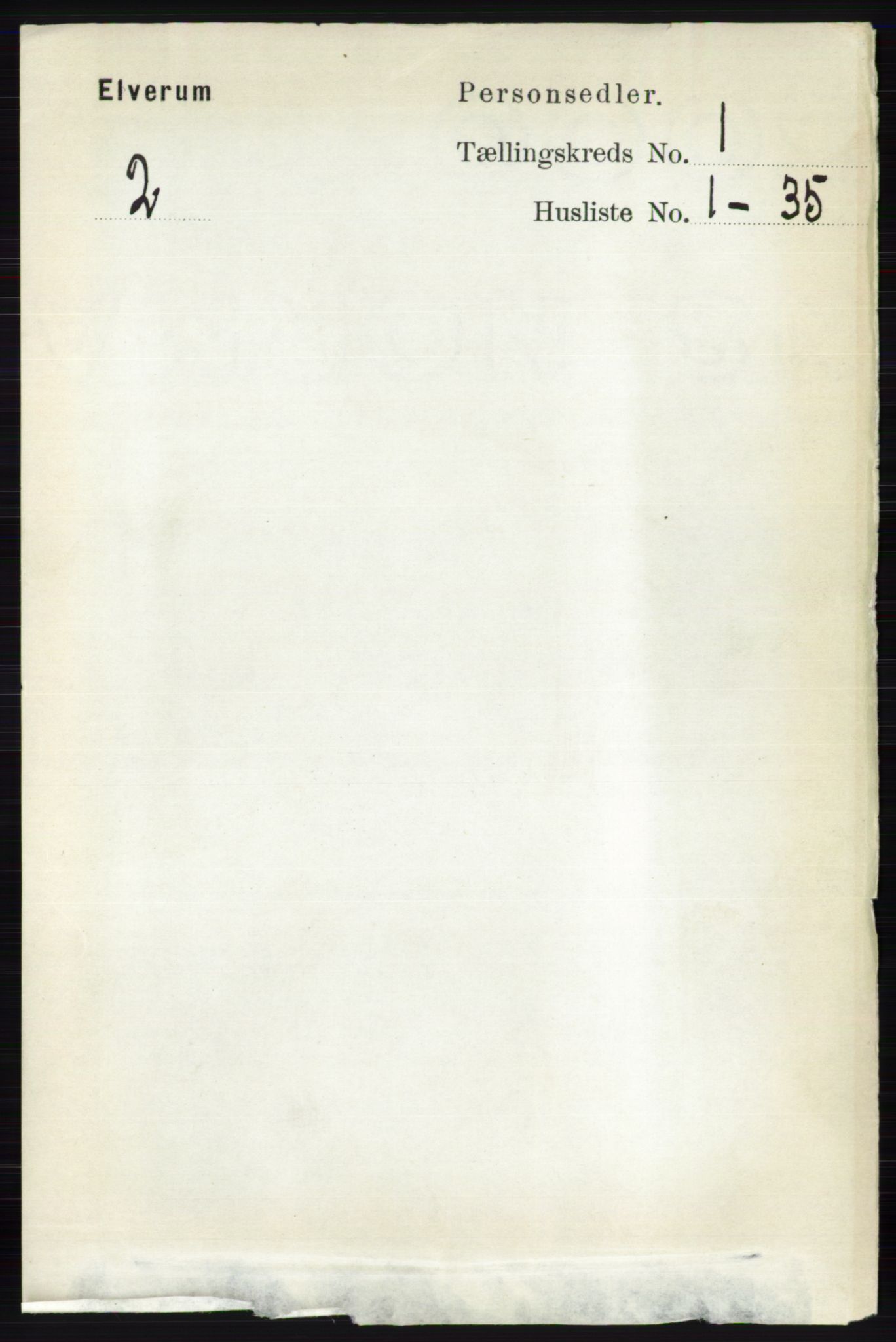 RA, 1891 census for 0427 Elverum, 1891, p. 202