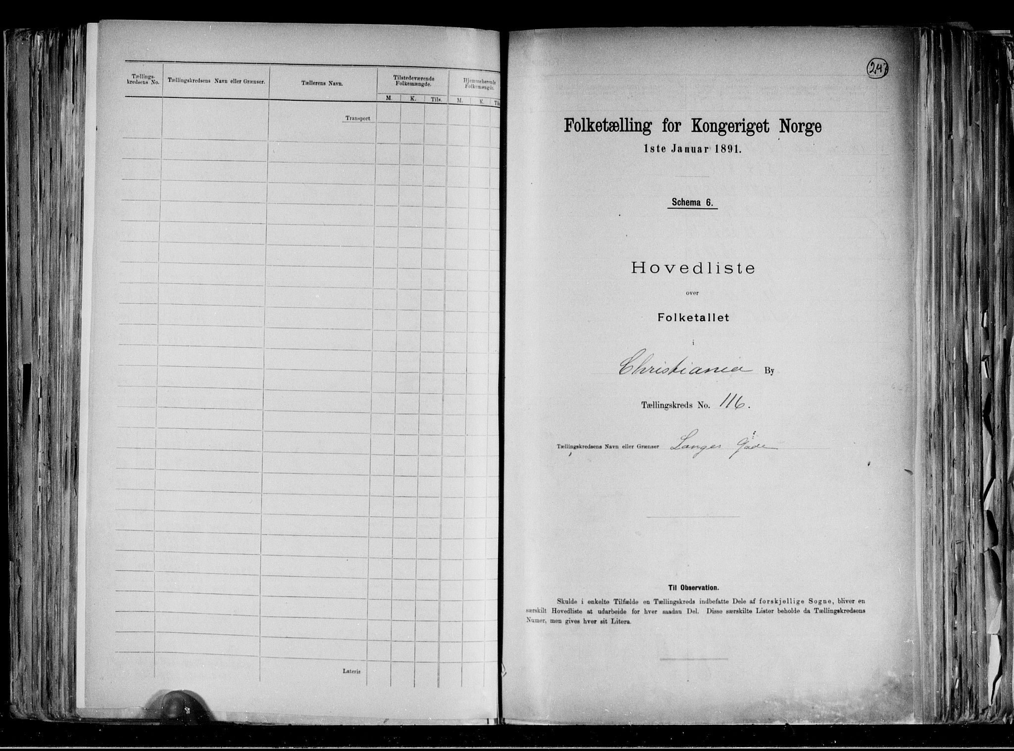 RA, 1891 census for 0301 Kristiania, 1891, p. 62586