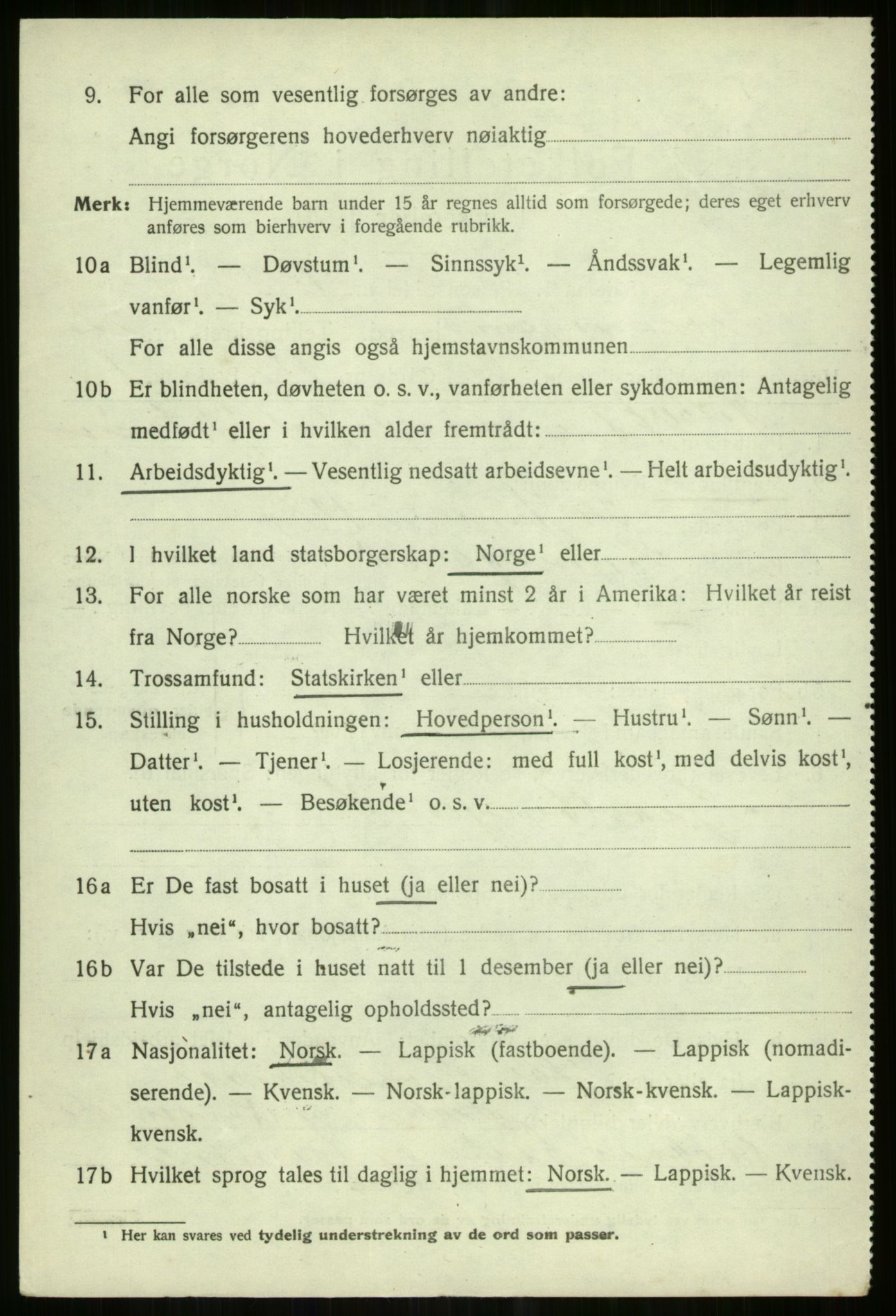 SATØ, 1920 census for Tromsøysund, 1920, p. 11281