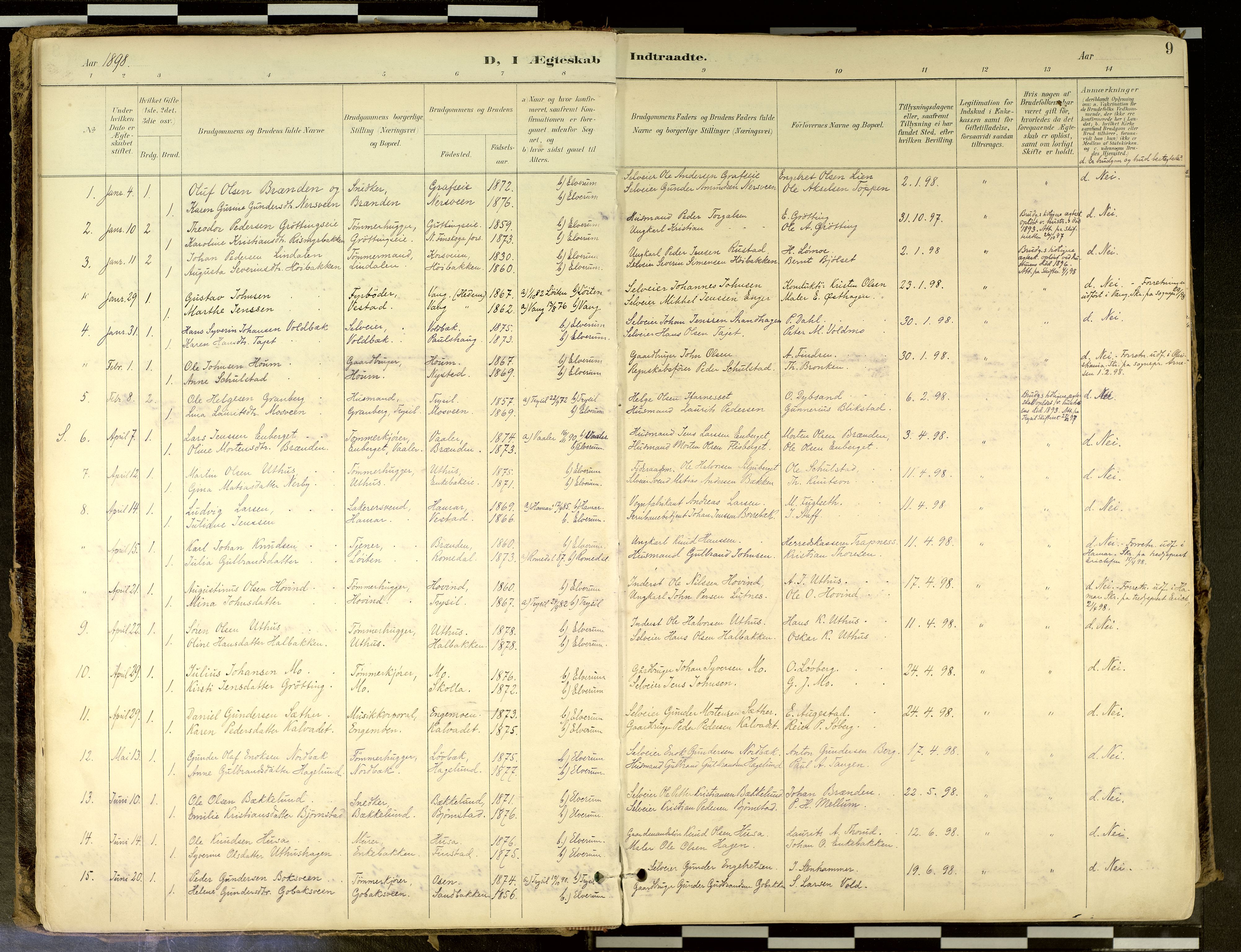 Elverum prestekontor, AV/SAH-PREST-044/H/Ha/Haa/L0018: Parish register (official) no. 18, 1894-1914, p. 9