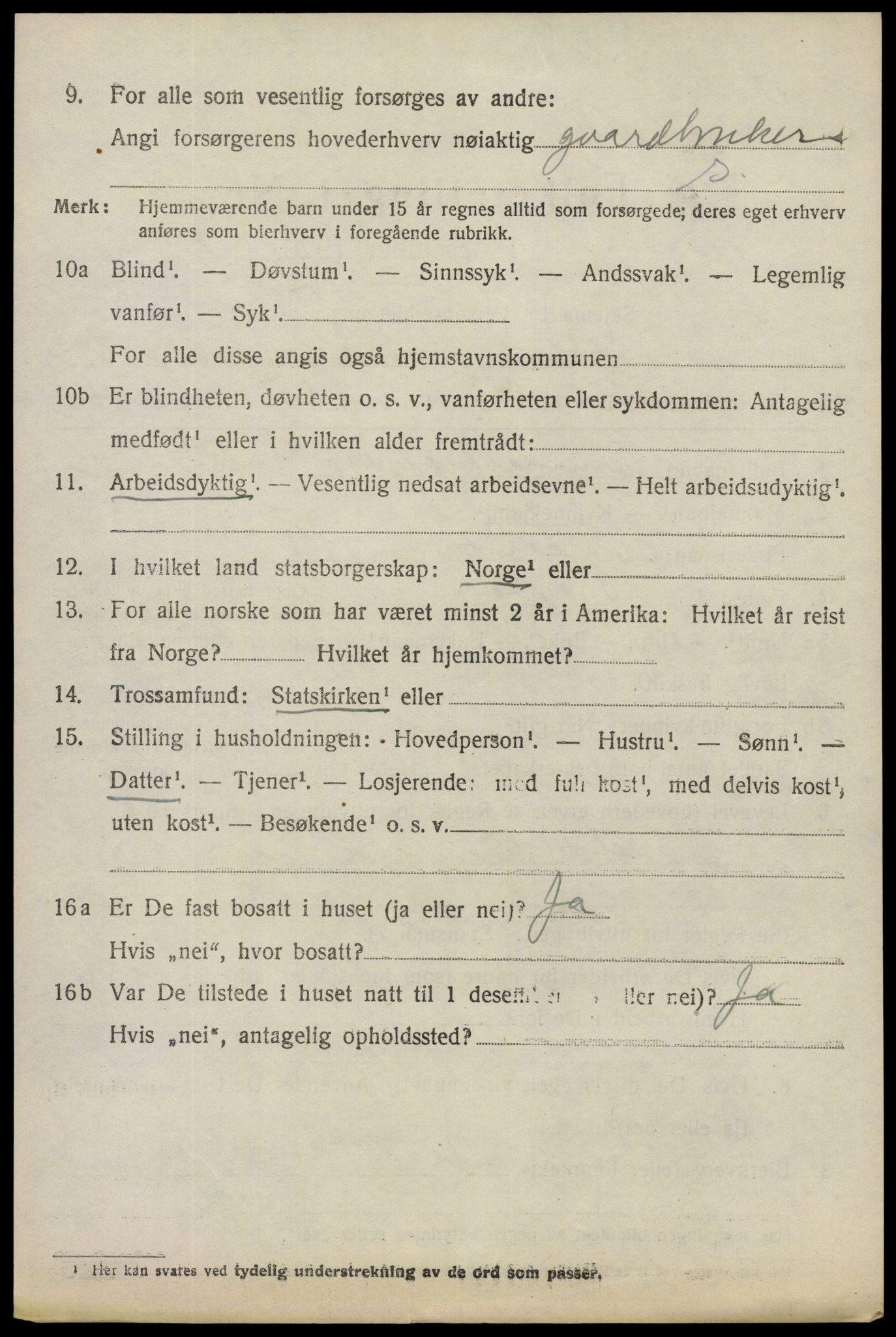SAO, 1920 census for Trøgstad, 1920, p. 3849