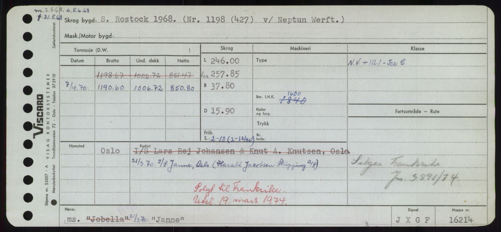 Sjøfartsdirektoratet med forløpere, Skipsmålingen, AV/RA-S-1627/H/Hd/L0019: Fartøy, J, p. 163