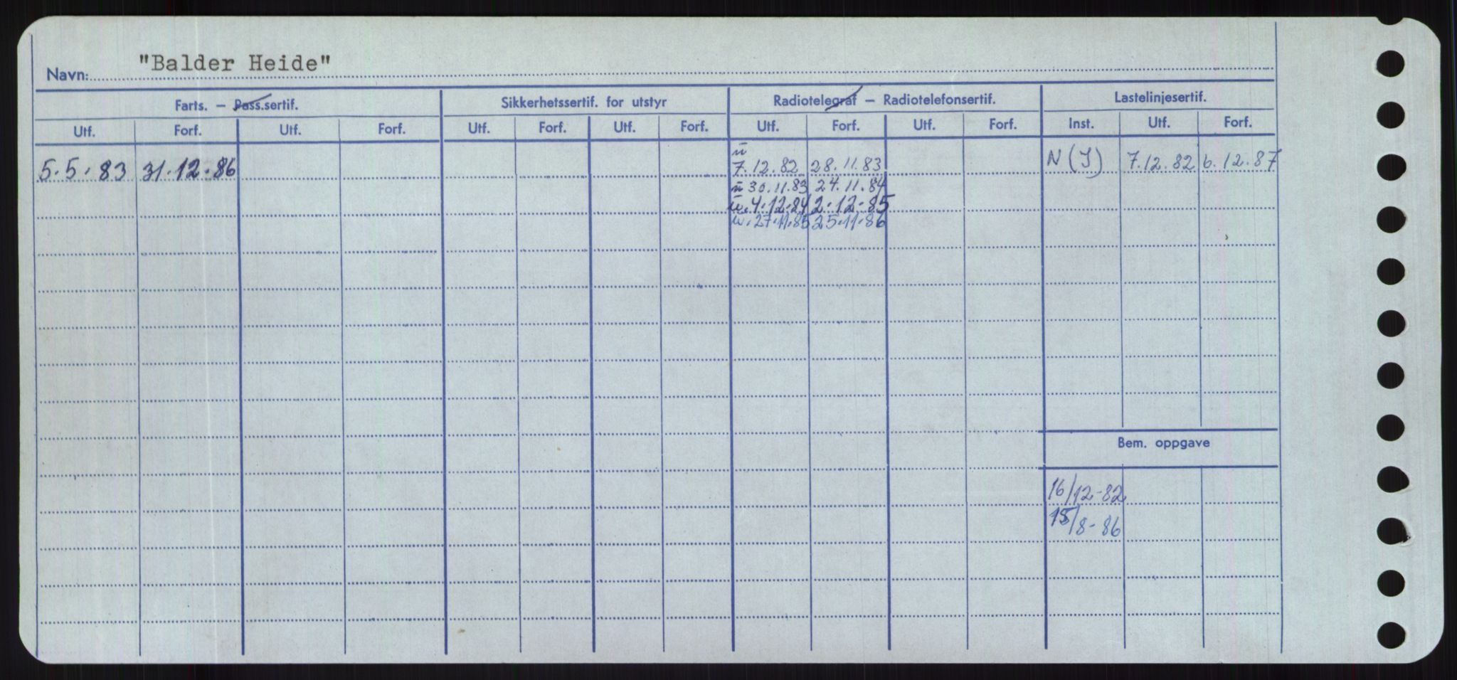 Sjøfartsdirektoratet med forløpere, Skipsmålingen, RA/S-1627/H/Hd/L0003: Fartøy, B-Bev, p. 110