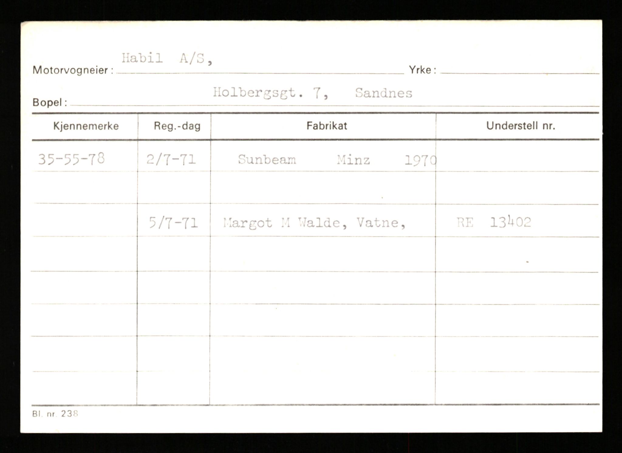 Stavanger trafikkstasjon, AV/SAST-A-101942/0/G/L0011: Registreringsnummer: 240000 - 363477, 1930-1971, p. 3143