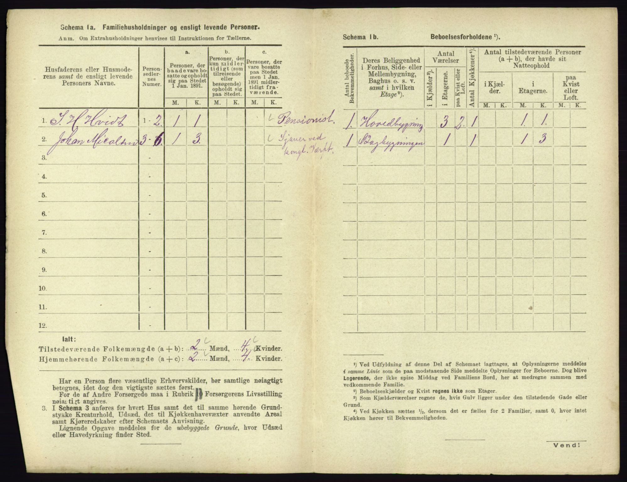 RA, 1891 census for 0703 Horten, 1891, p. 708