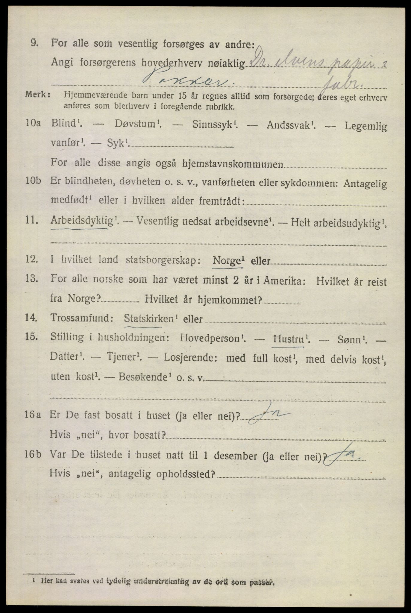 SAKO, 1920 census for Modum, 1920, p. 16680