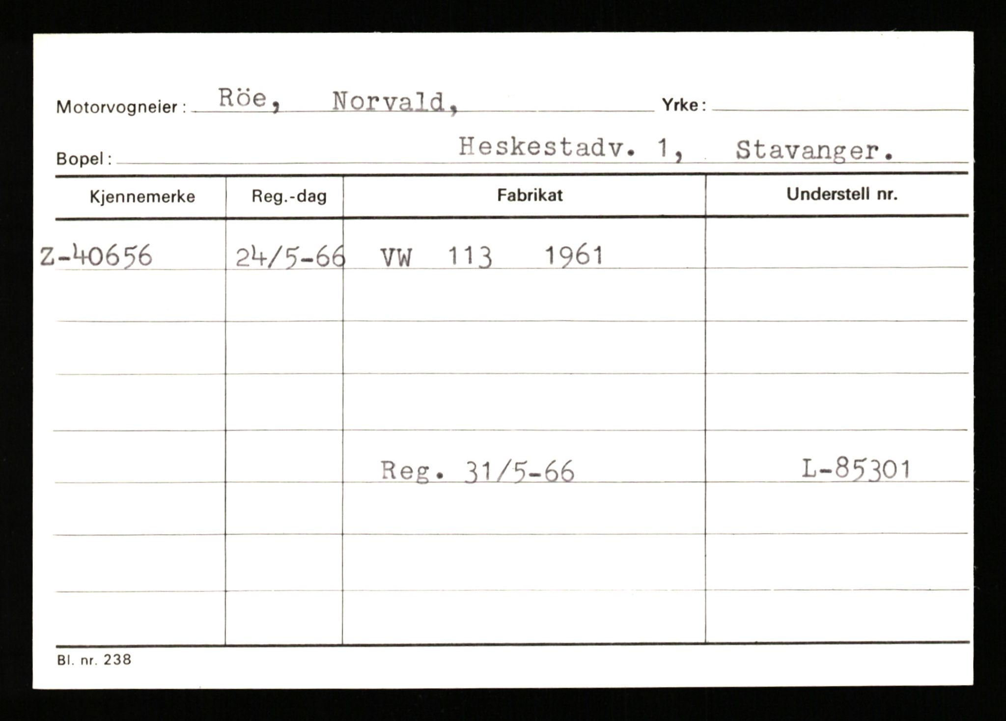 Stavanger trafikkstasjon, AV/SAST-A-101942/0/G/L0006: Registreringsnummer: 34250 - 49007, 1930-1971, p. 1669