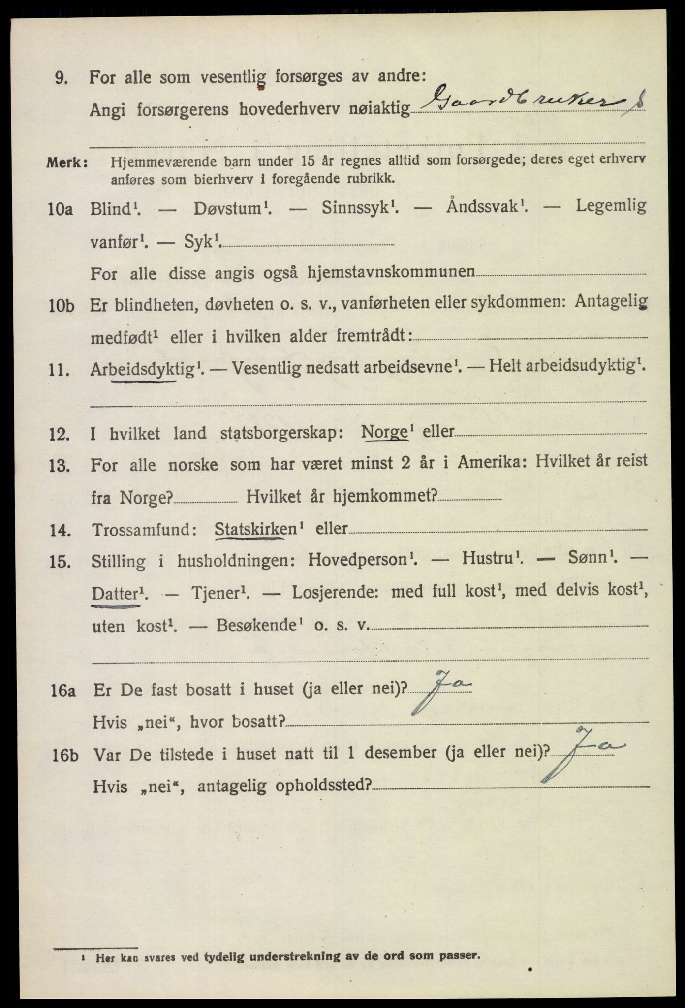 SAH, 1920 census for Nord-Odal, 1920, p. 10884