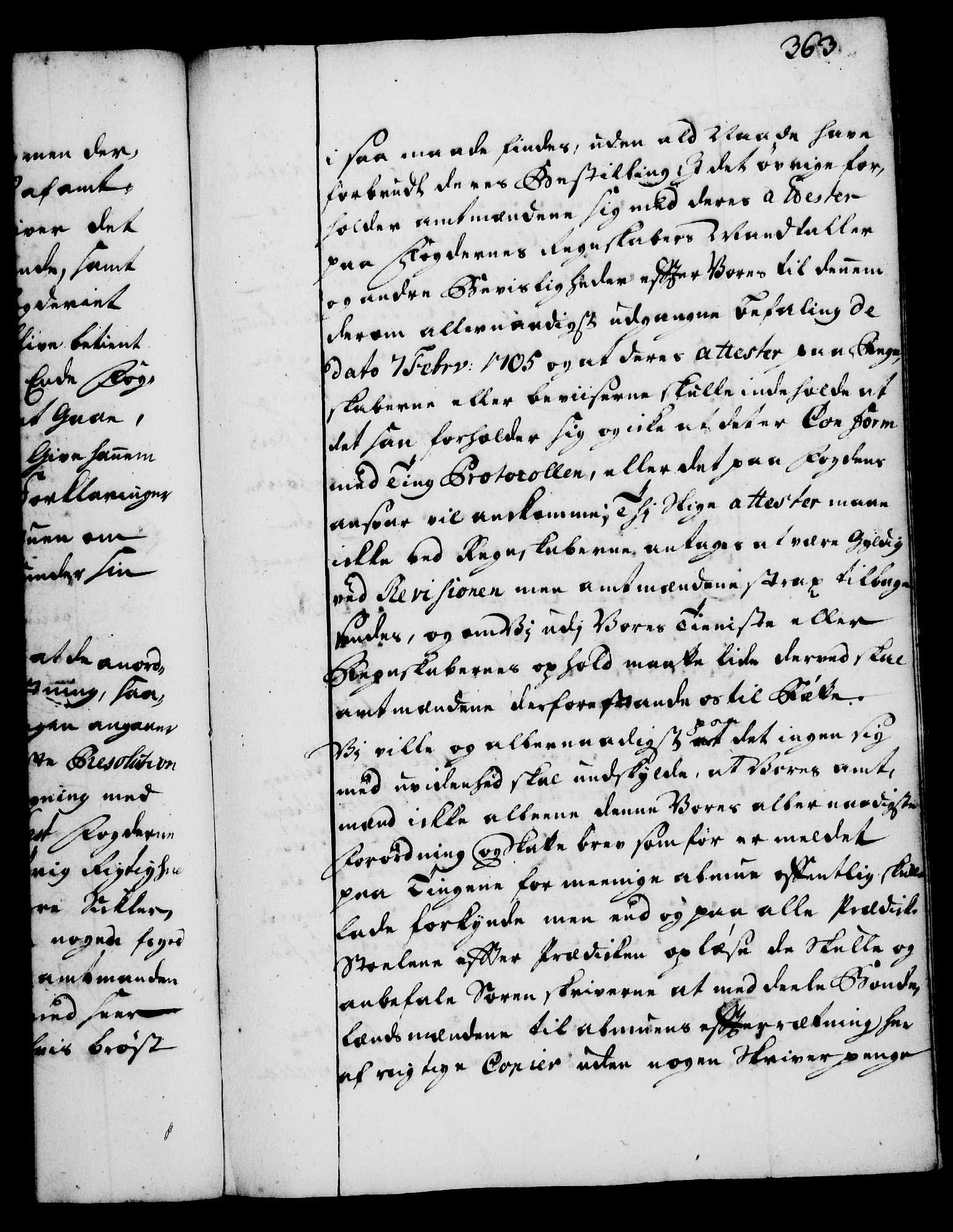 Rentekammeret, Kammerkanselliet, AV/RA-EA-3111/G/Gg/Gga/L0002: Norsk ekspedisjonsprotokoll med register (merket RK 53.2), 1723-1727, p. 363