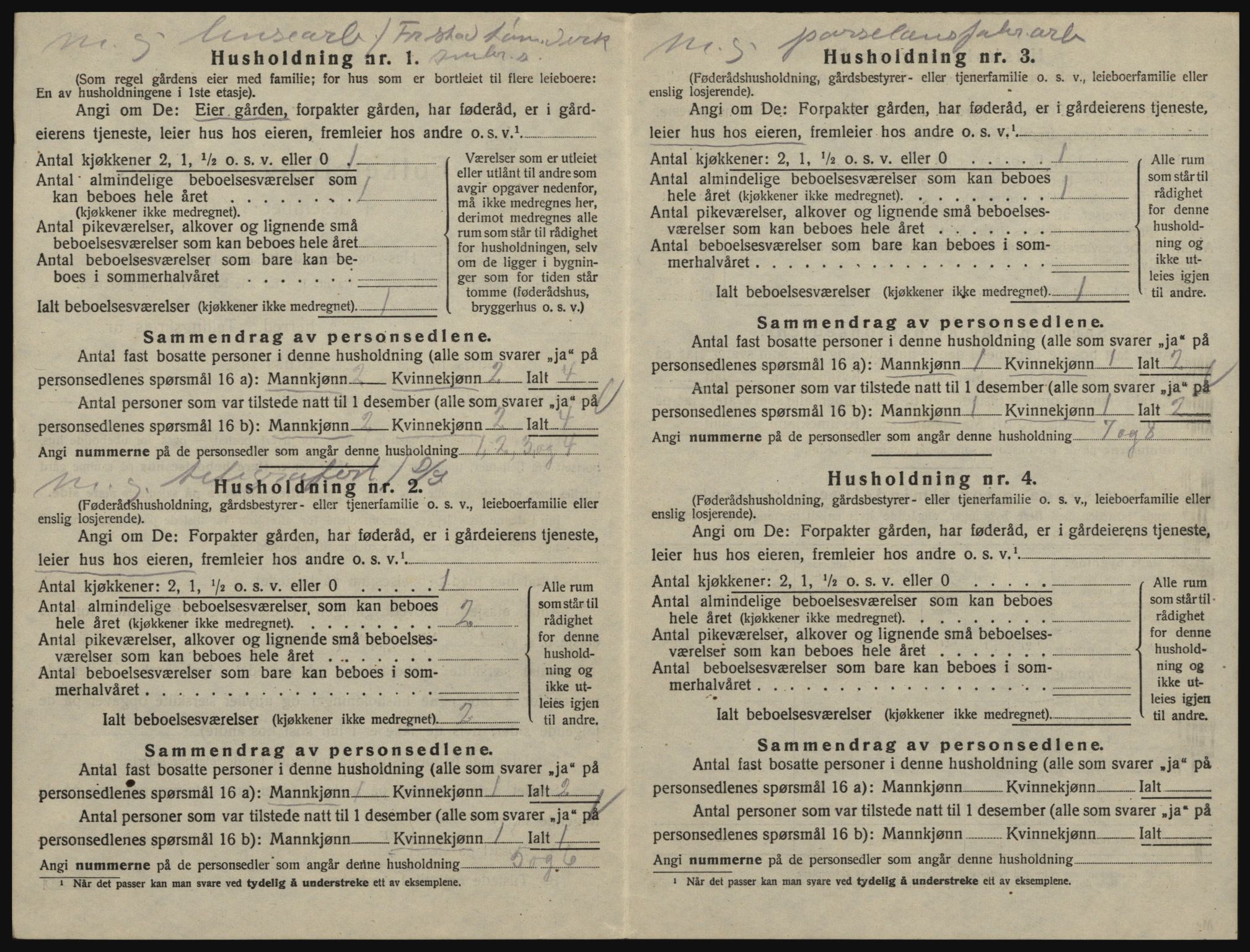 SAO, 1920 census for Glemmen, 1920, p. 1700