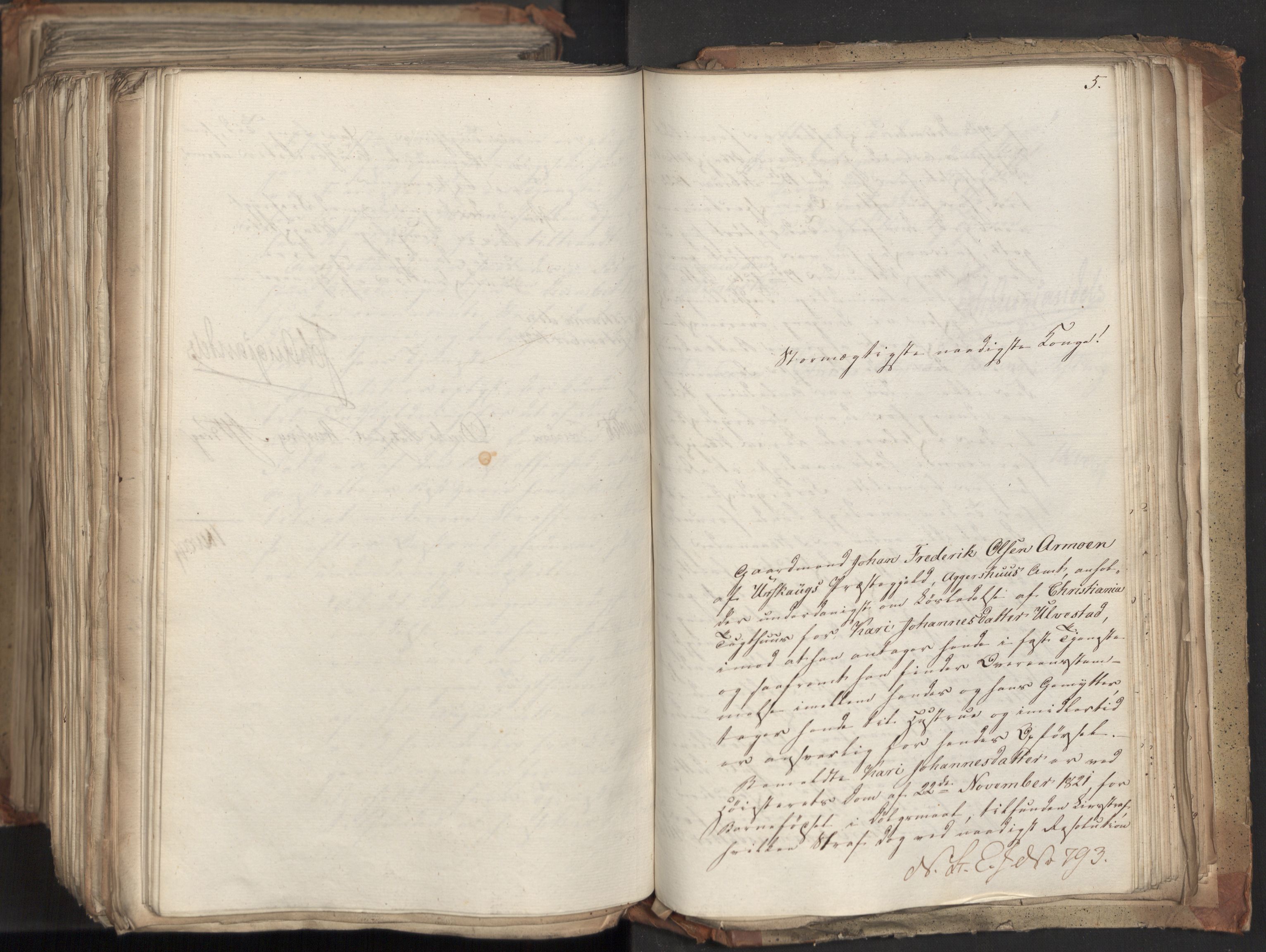 Statsrådsavdelingen i Stockholm, AV/RA-S-1003/D/Da/L0035: Regjeringsinnstillinger nr. 541-840, 1823, p. 697