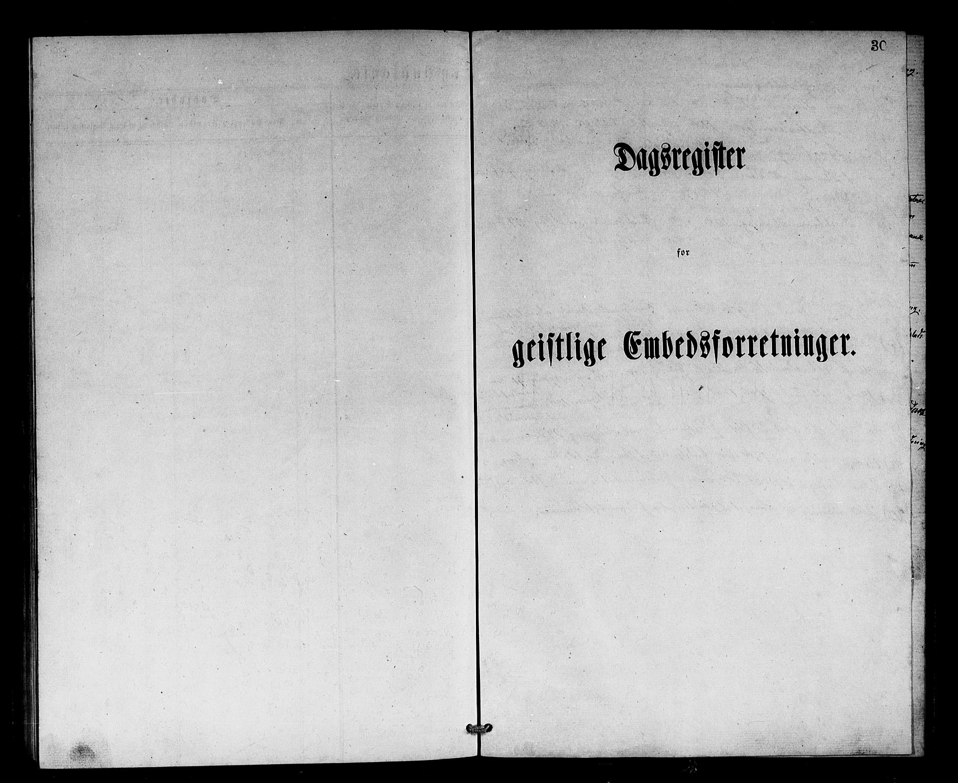 Stryn Sokneprestembete, SAB/A-82501: Parish register (copy) no. B 2, 1877-1881, p. 30